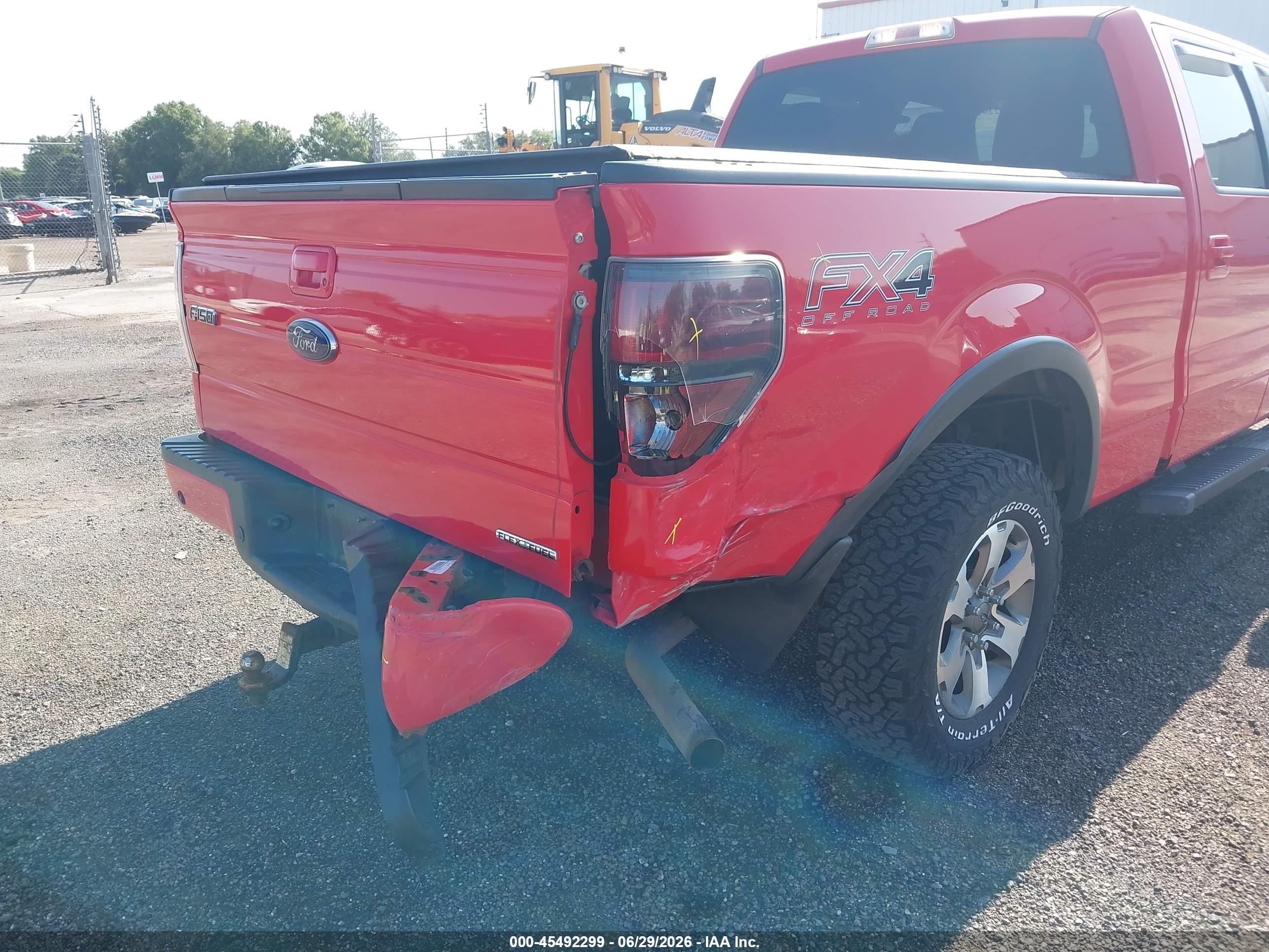 2013 Ford F-150 Fx4/king Ranch/lariat/platinum/xl/xlt Red vin: 1FTFW1EF7DFB12292