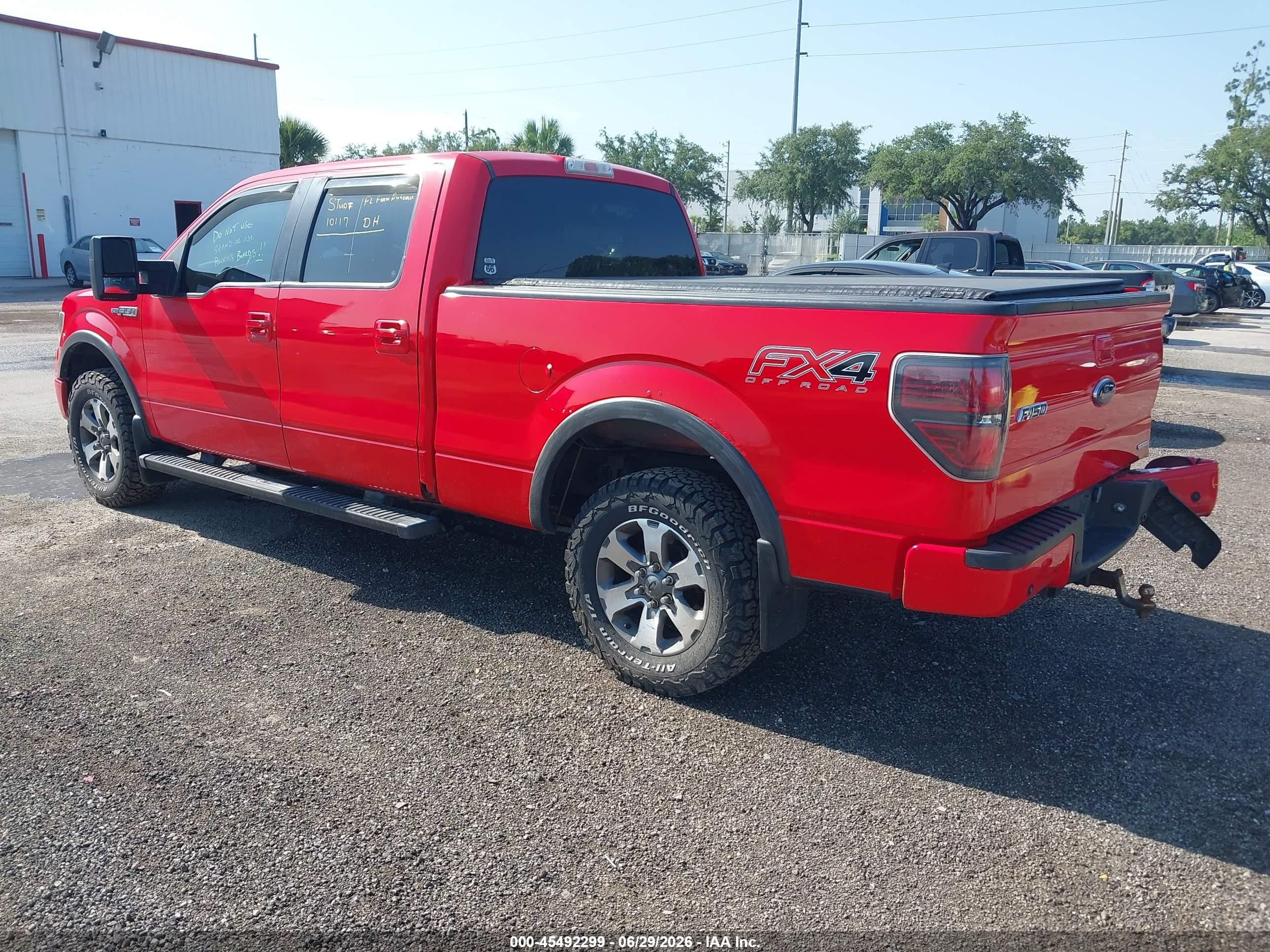 2013 Ford F-150 Fx4/king Ranch/lariat/platinum/xl/xlt Red vin: 1FTFW1EF7DFB12292
