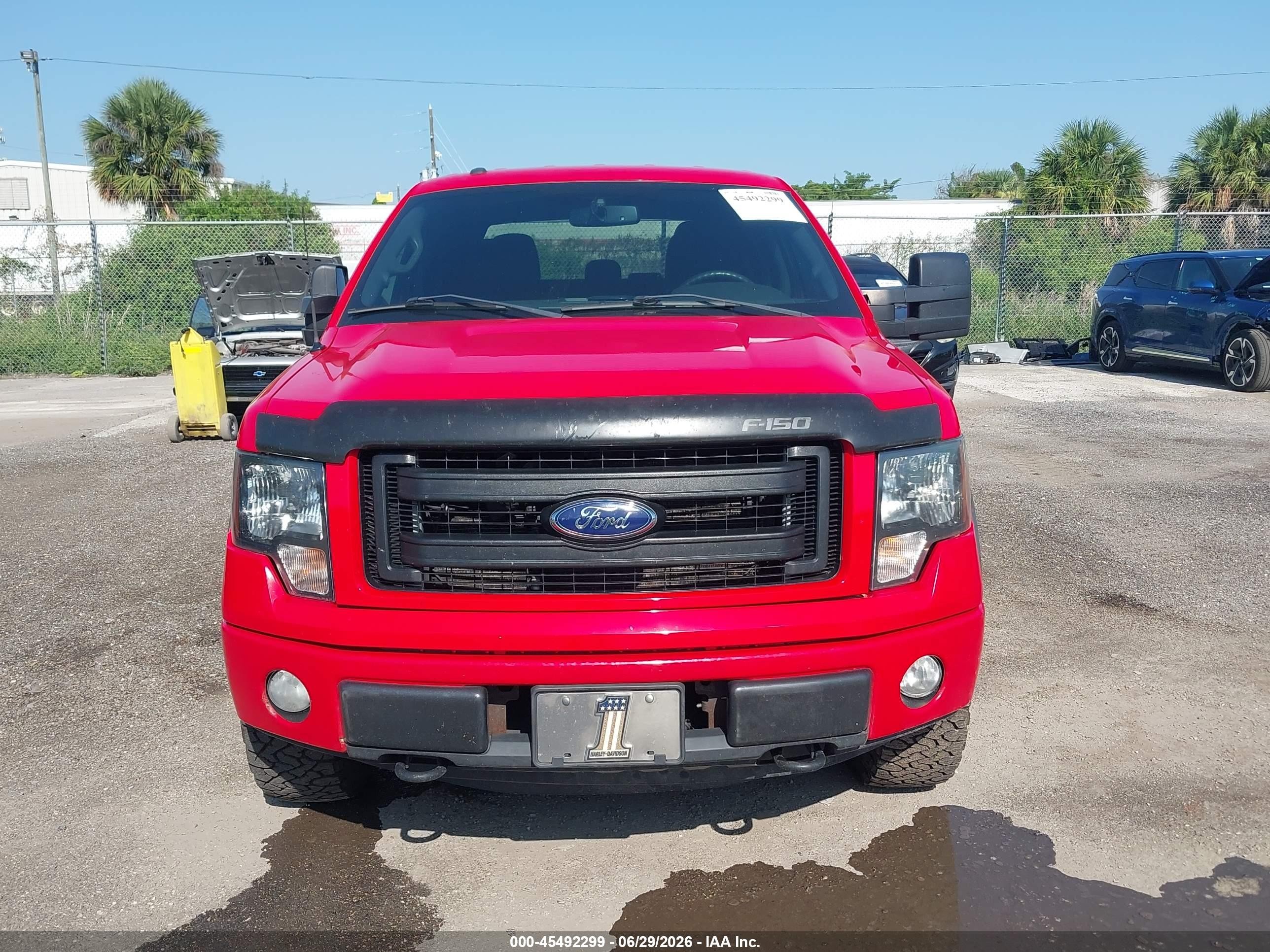 2013 Ford F-150 Fx4/king Ranch/lariat/platinum/xl/xlt Red vin: 1FTFW1EF7DFB12292