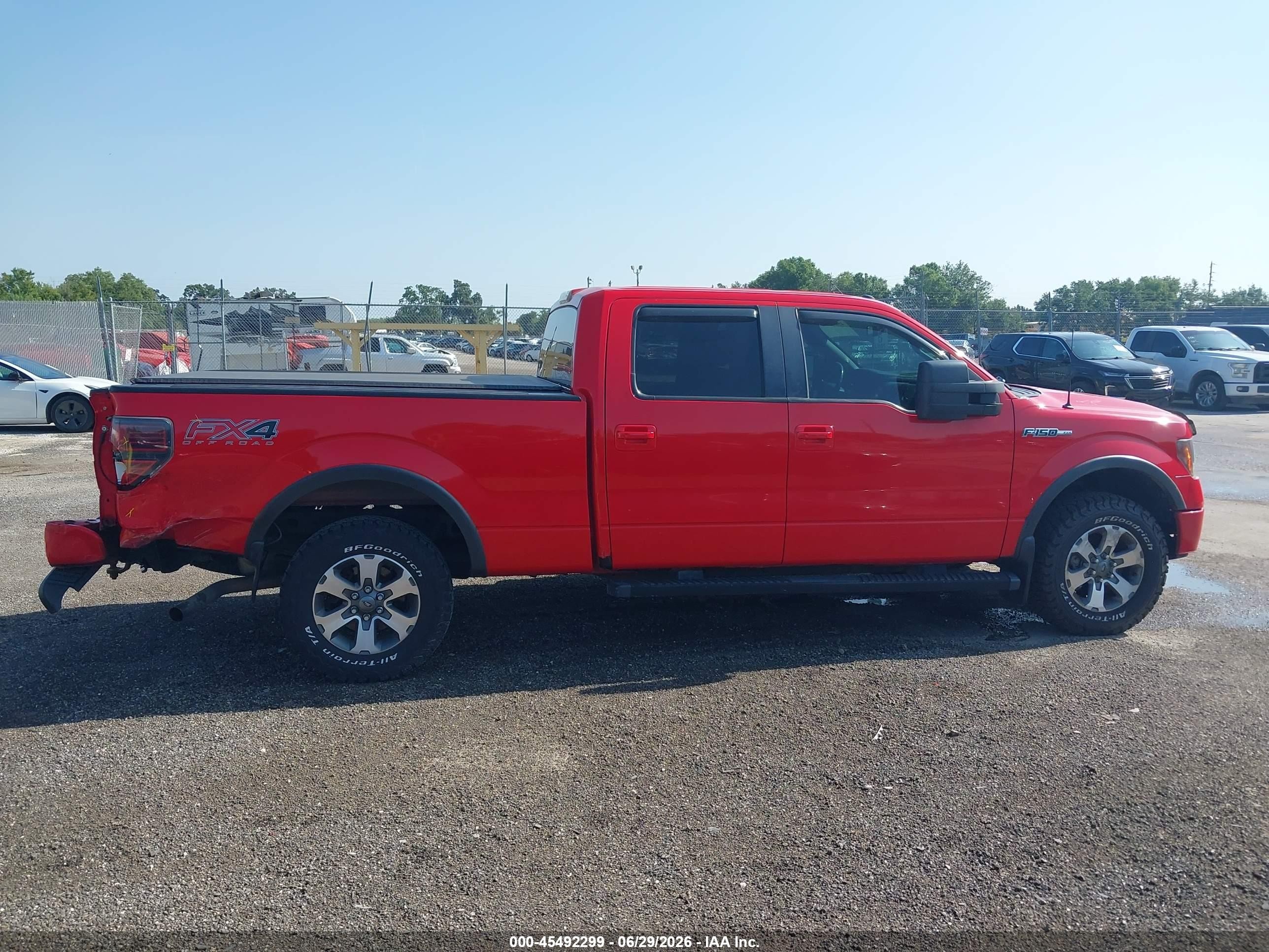 2013 Ford F-150 Fx4/king Ranch/lariat/platinum/xl/xlt Red vin: 1FTFW1EF7DFB12292