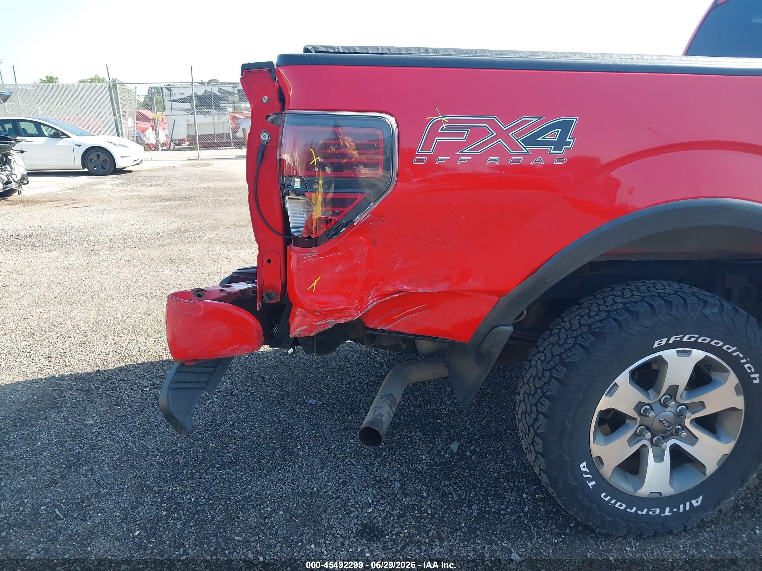 2013 Ford F-150 Fx4/king Ranch/lariat/platinum/xl/xlt Red vin: 1FTFW1EF7DFB12292