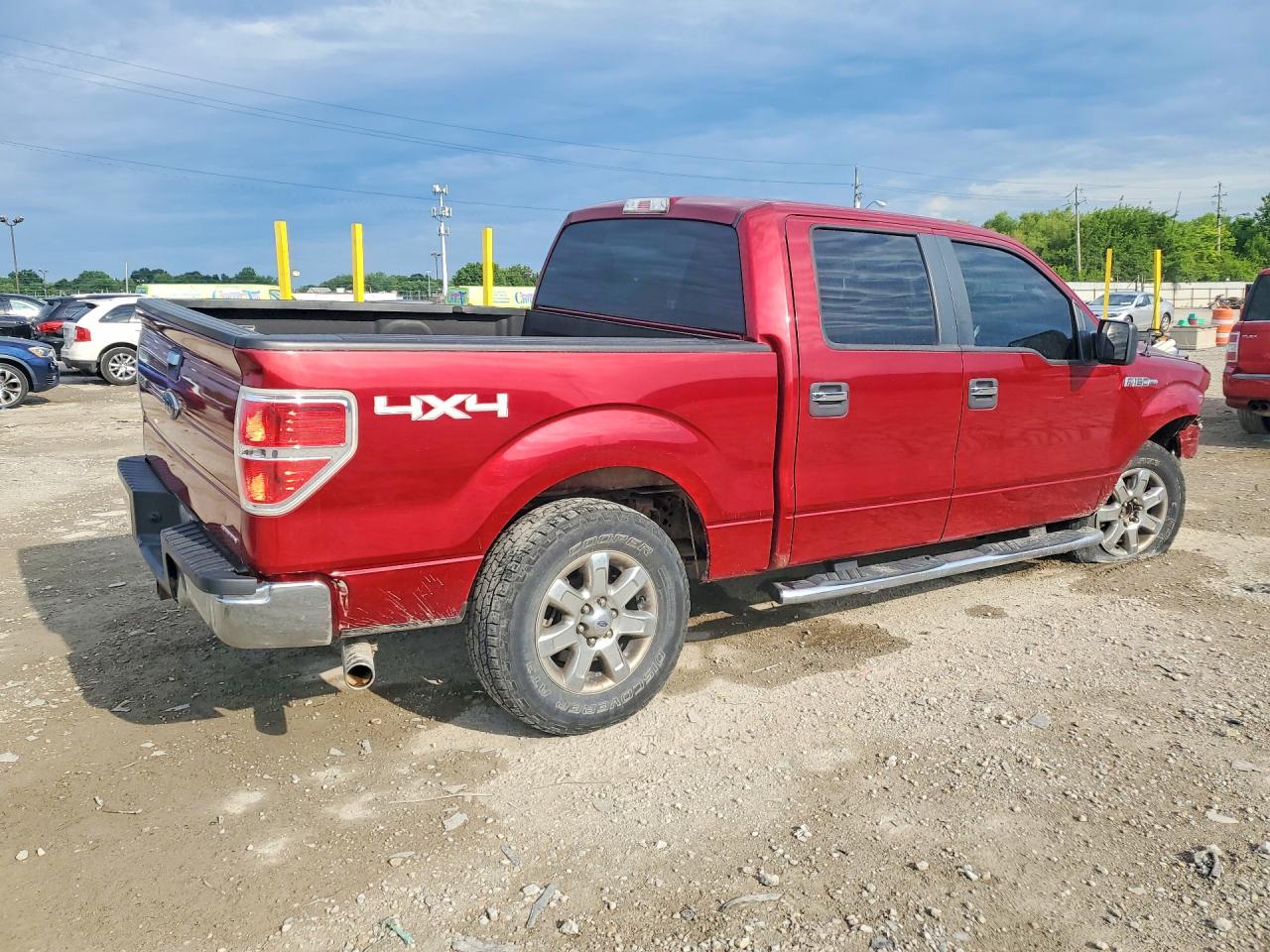 2013 Ford F150 Supercrew Red vin: 1FTFW1EF7DFB96520