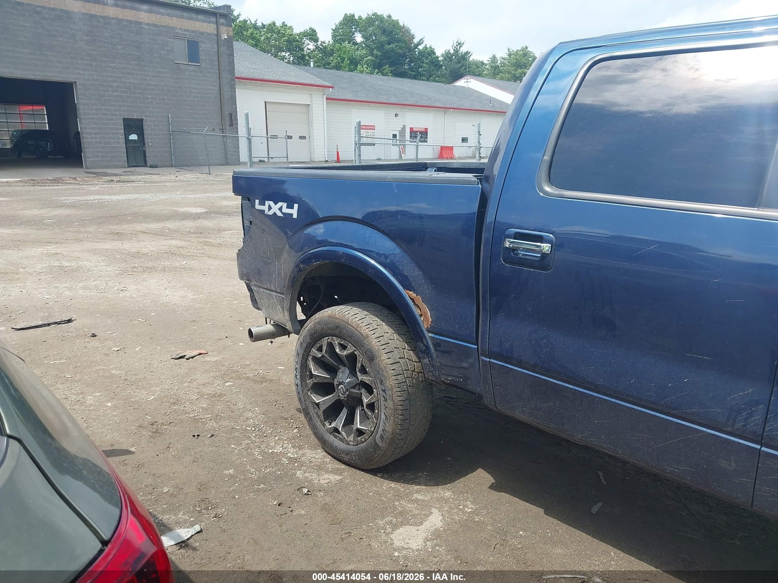 2013 Ford F-150 Lariat Blue vin: 1FTFW1EF7DFC23828