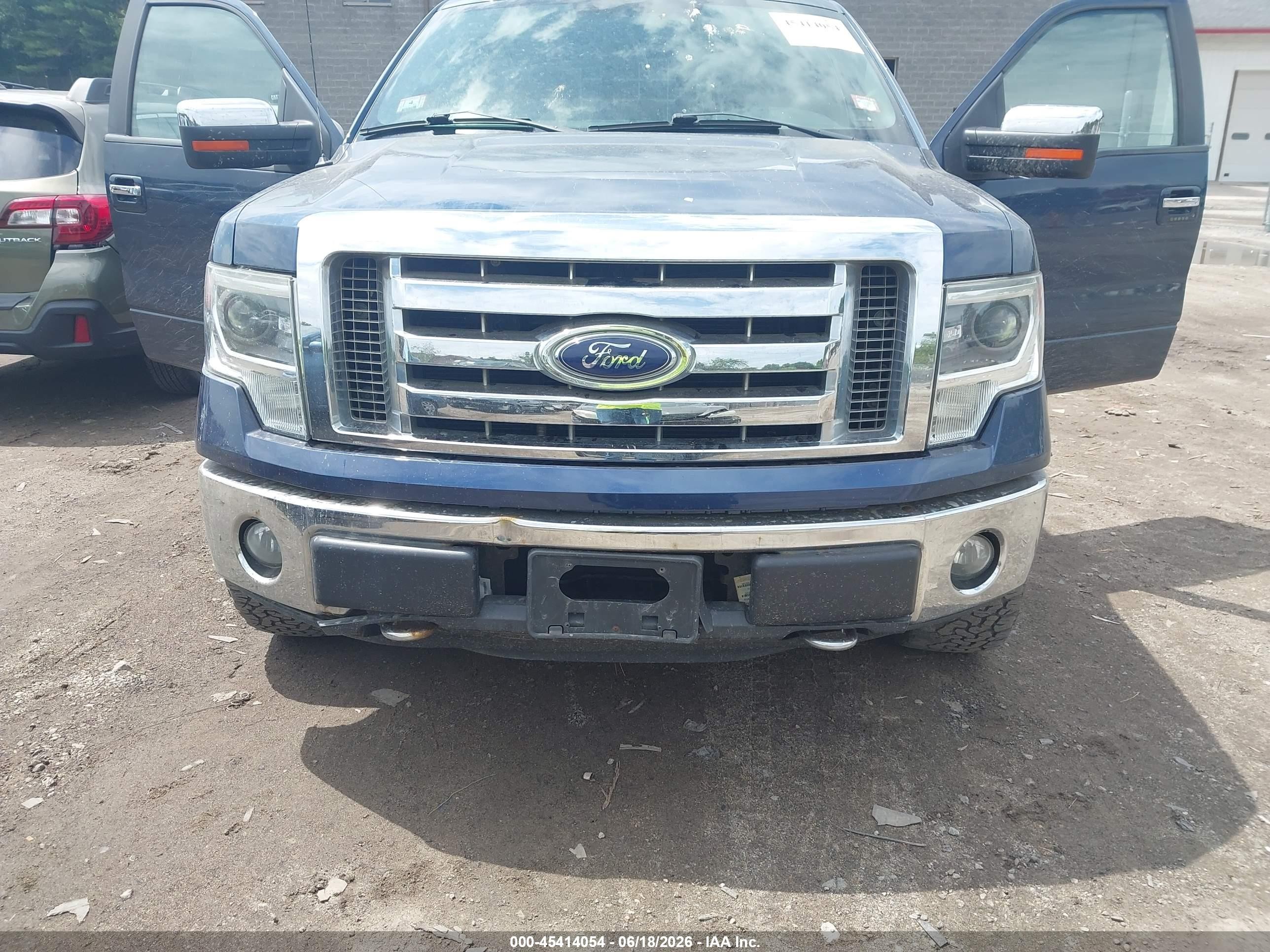 2013 Ford F-150 Lariat Blue vin: 1FTFW1EF7DFC23828