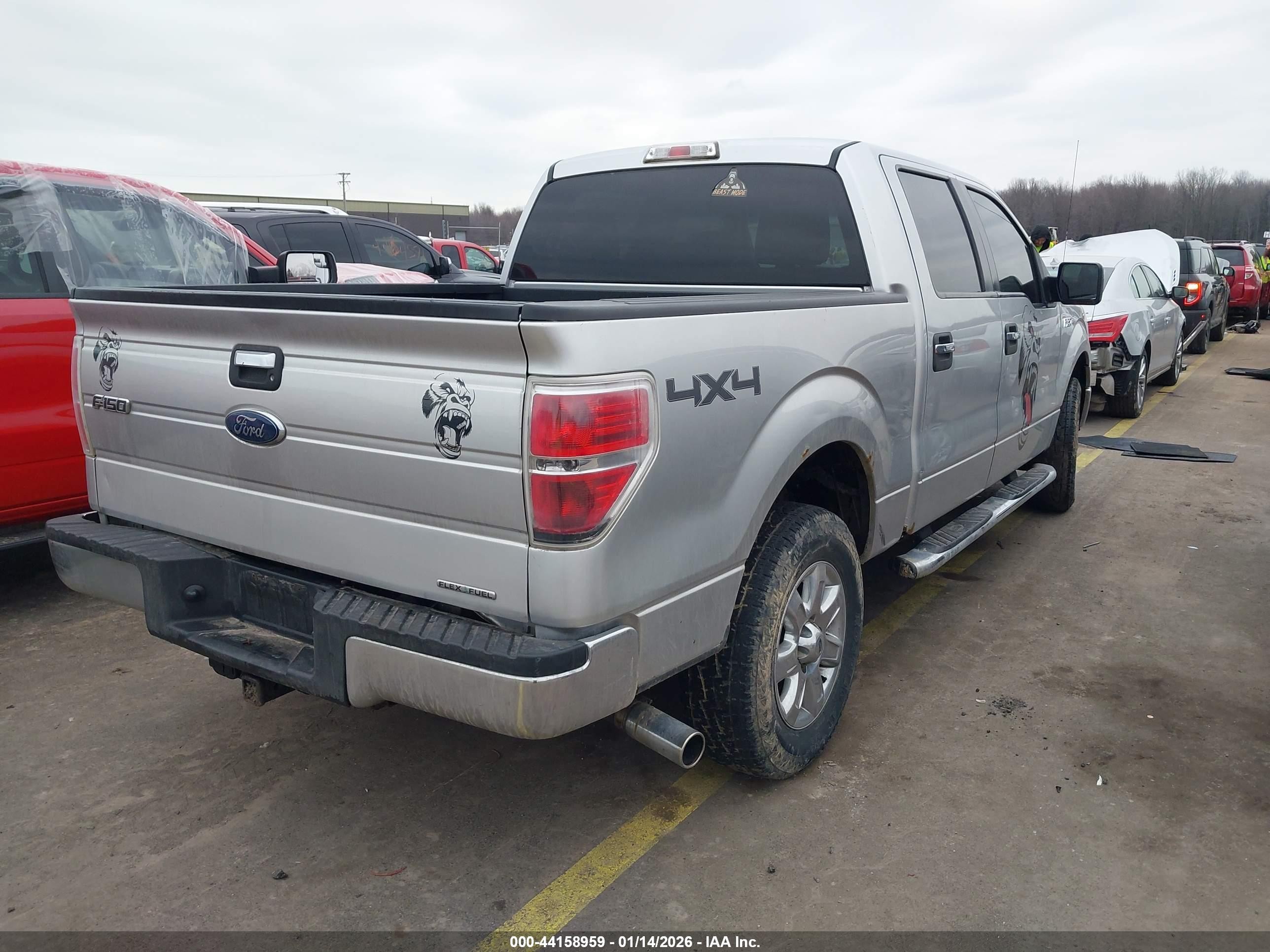 2013 Ford F-150 Xlt Silver vin: 1FTFW1EF7DFC24932