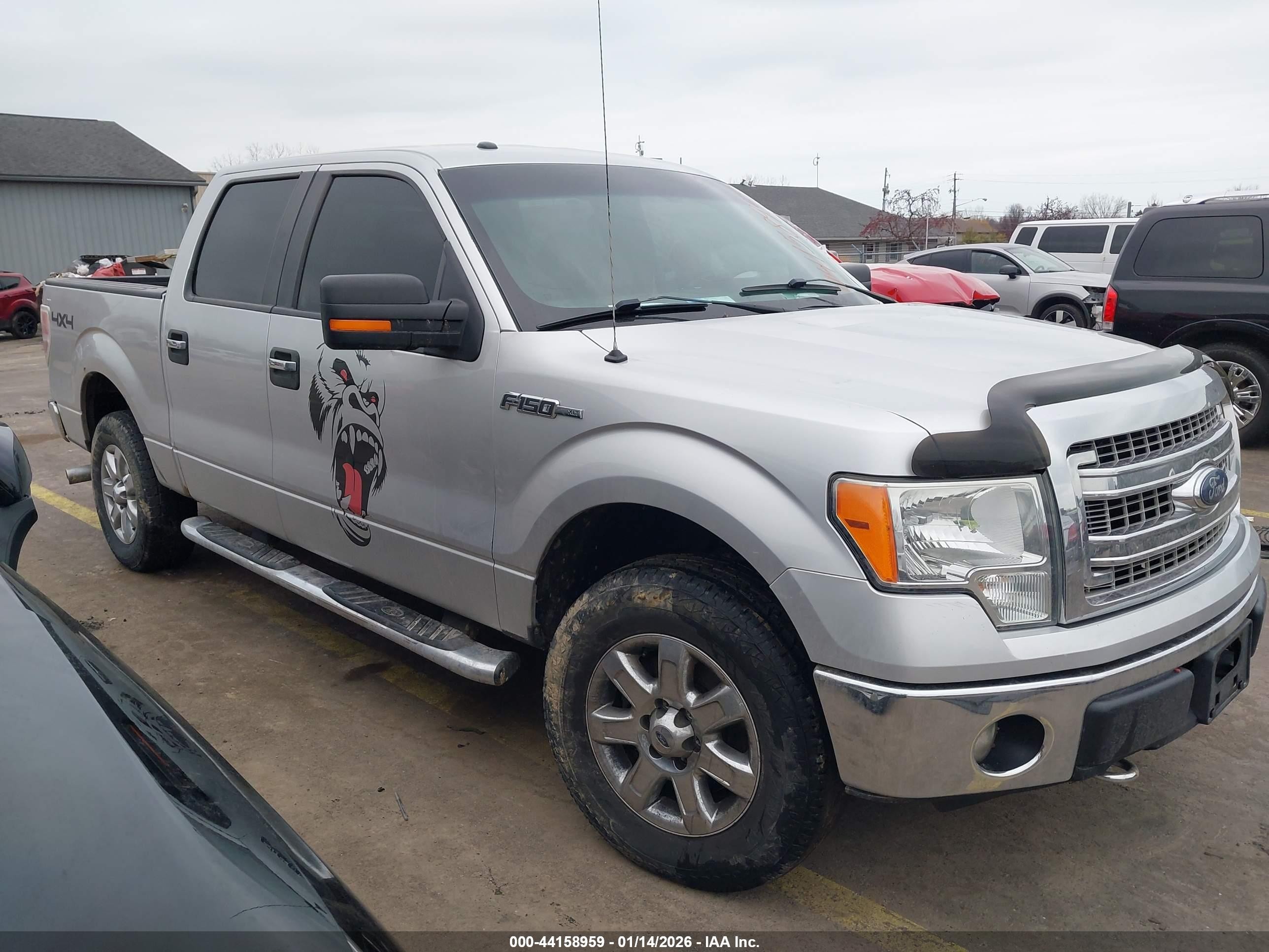 2013 Ford F-150 Xlt Silver vin: 1FTFW1EF7DFC24932