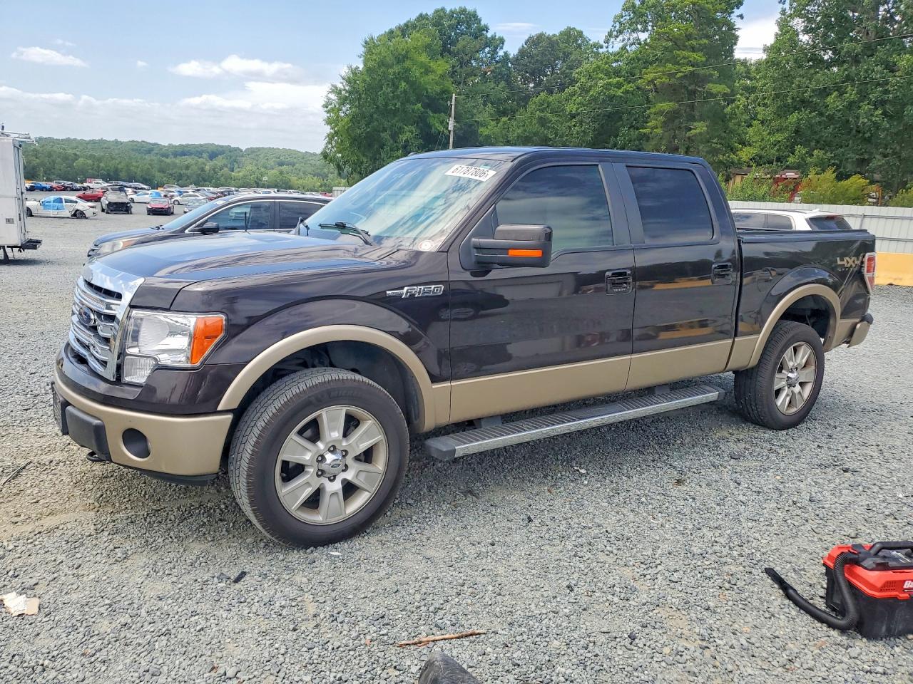 2013 Ford F150 Supercrew Черный vin: 1FTFW1EF7DFC46641