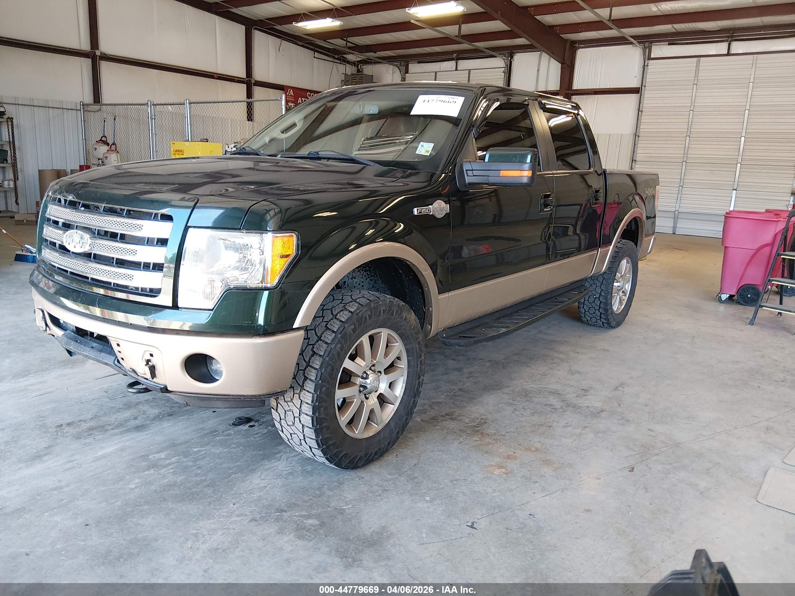 2013 Ford F-150 King Ranch Green vin: 1FTFW1EF7DKD02858