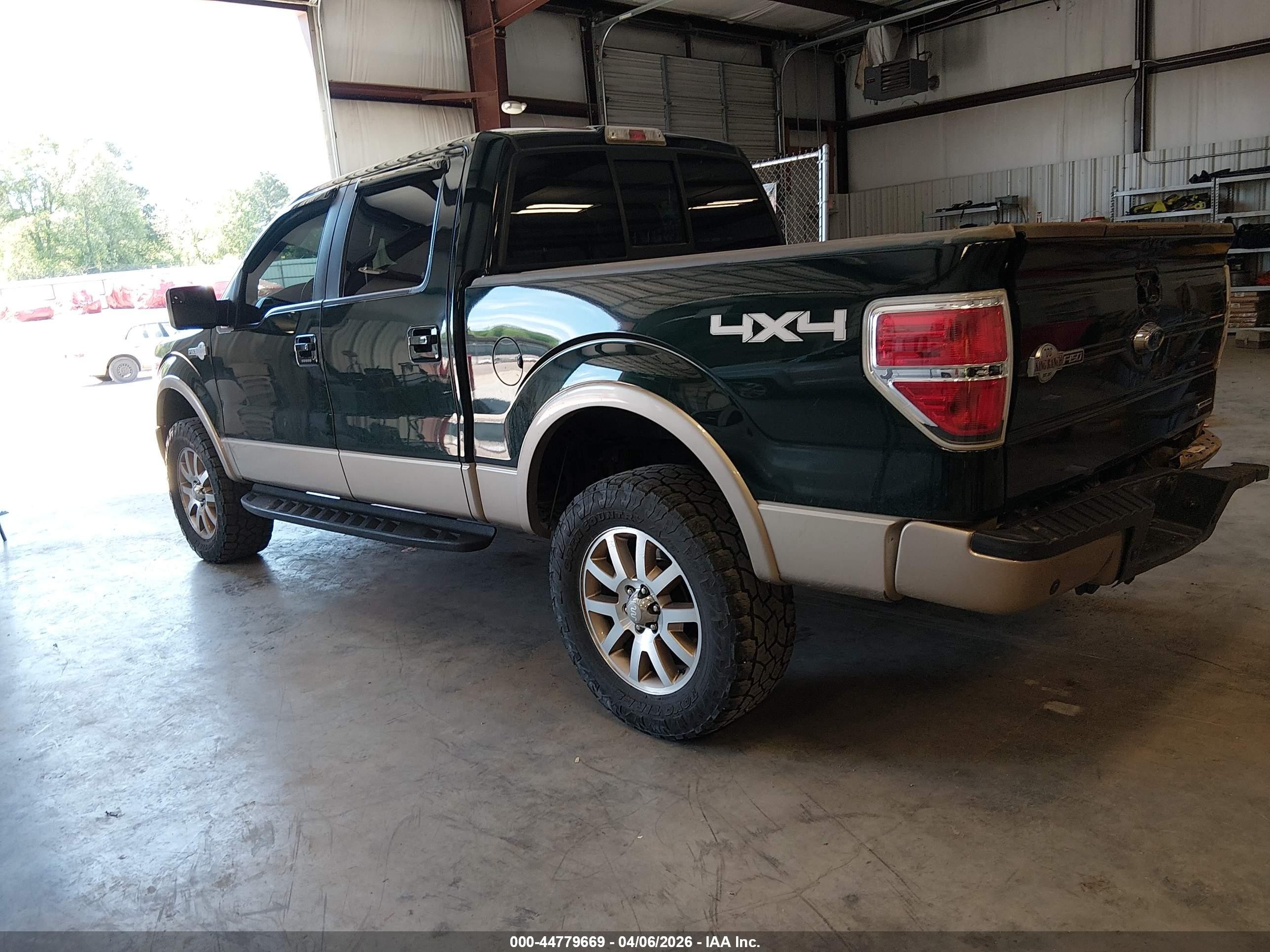 2013 Ford F-150 King Ranch Green vin: 1FTFW1EF7DKD02858