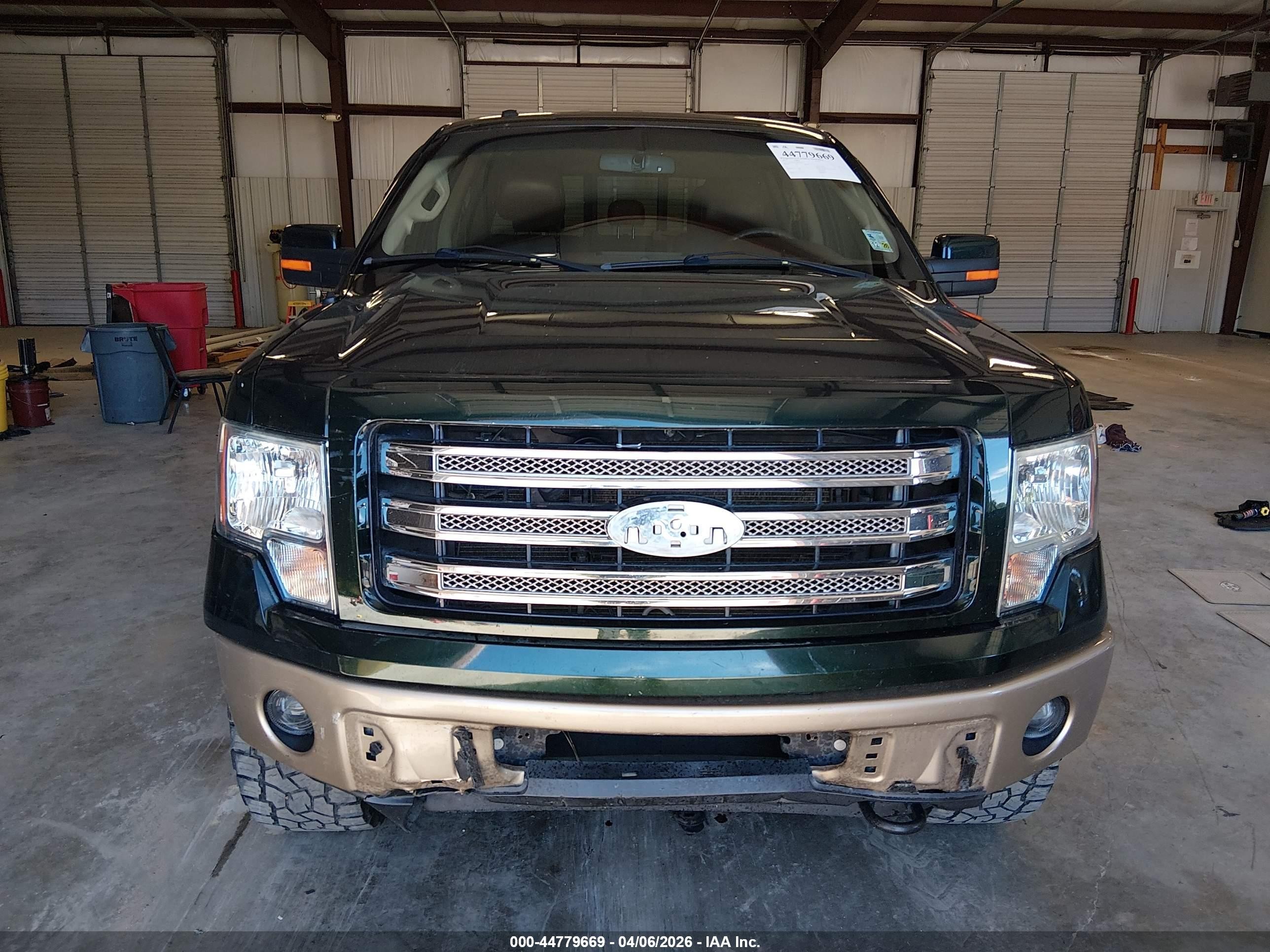 2013 Ford F-150 King Ranch Green vin: 1FTFW1EF7DKD02858