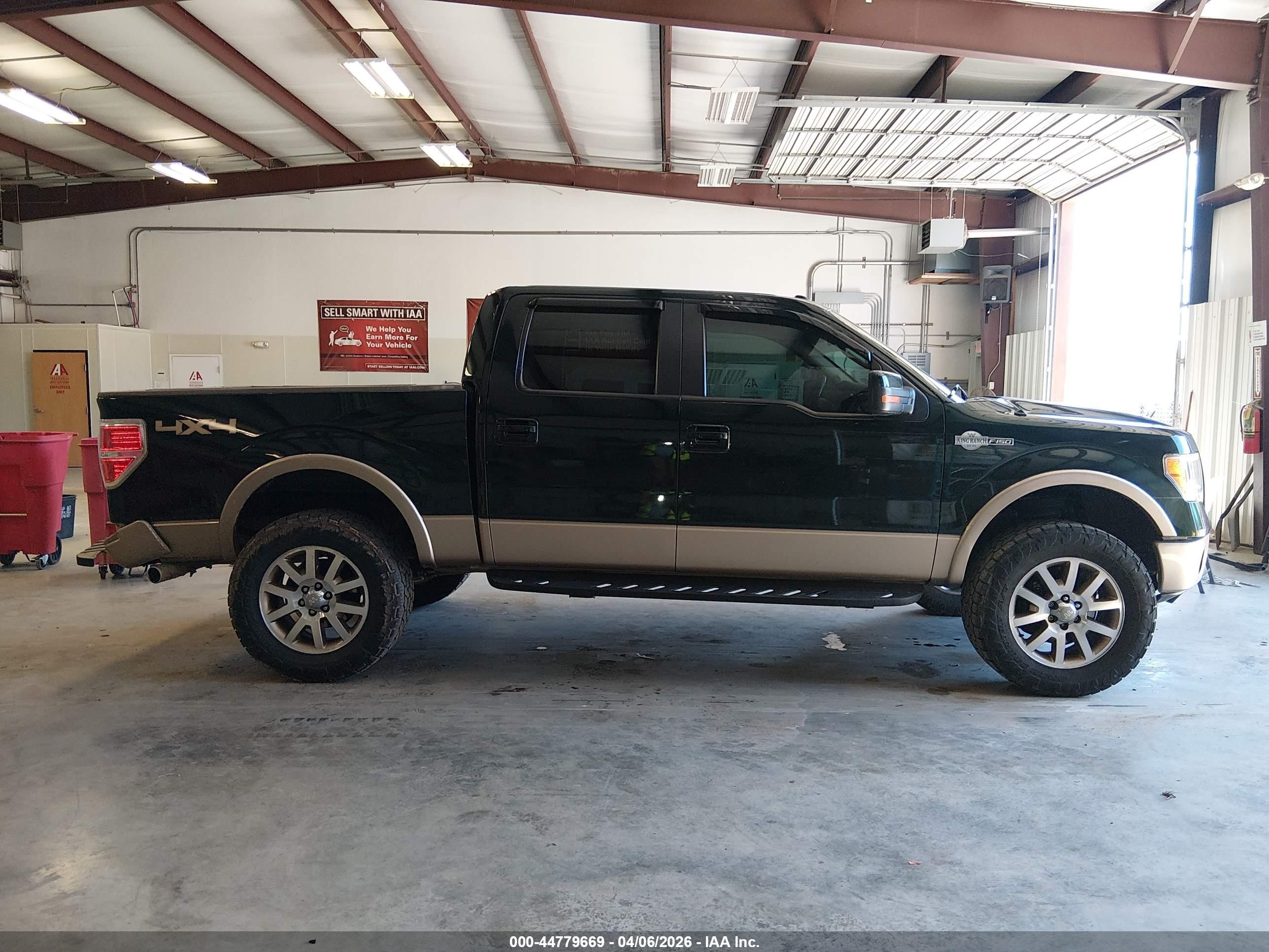 2013 Ford F-150 King Ranch Green vin: 1FTFW1EF7DKD02858