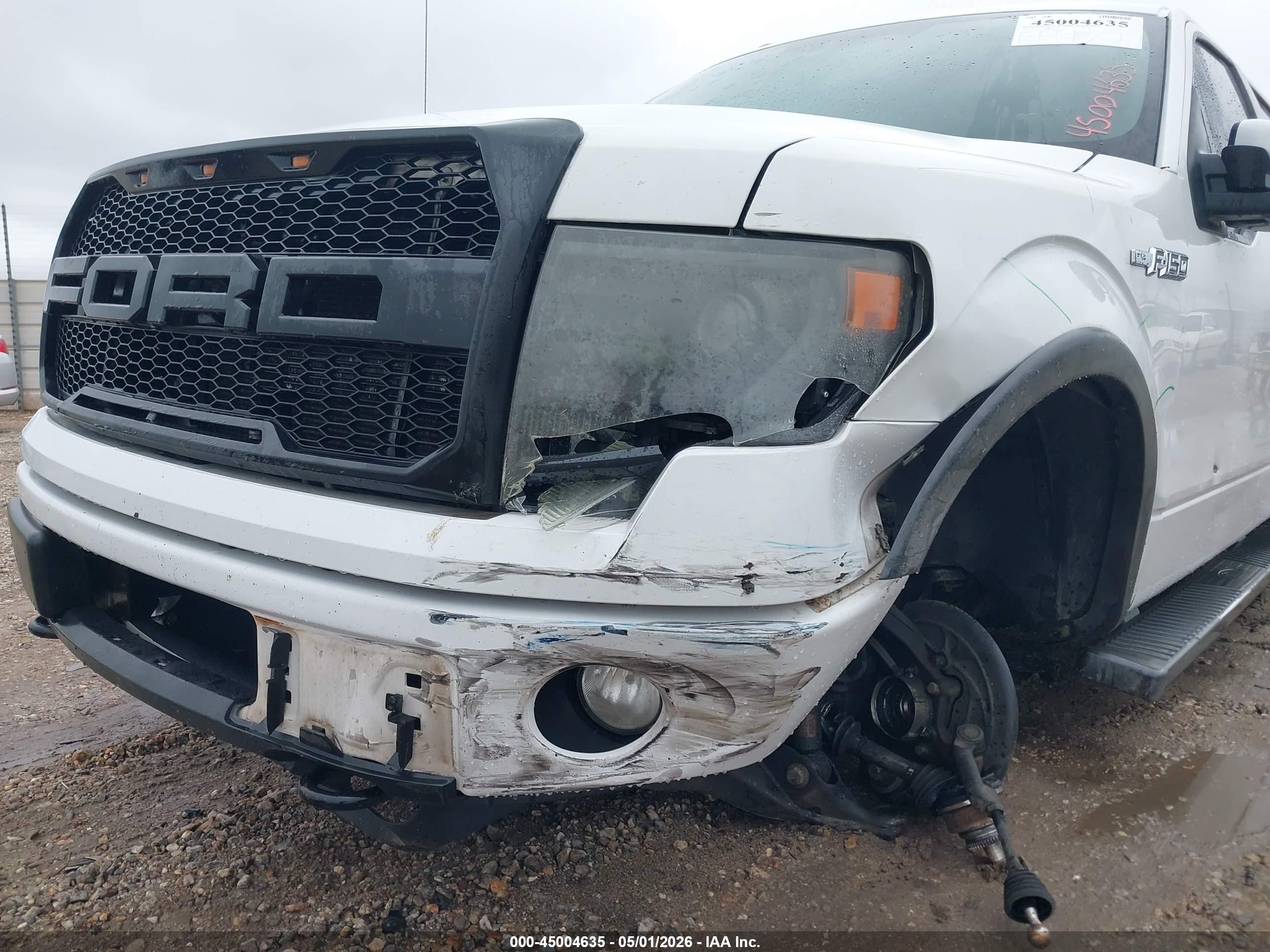 2013 Ford F-150 Fx4 White vin: 1FTFW1EF7DKD34189