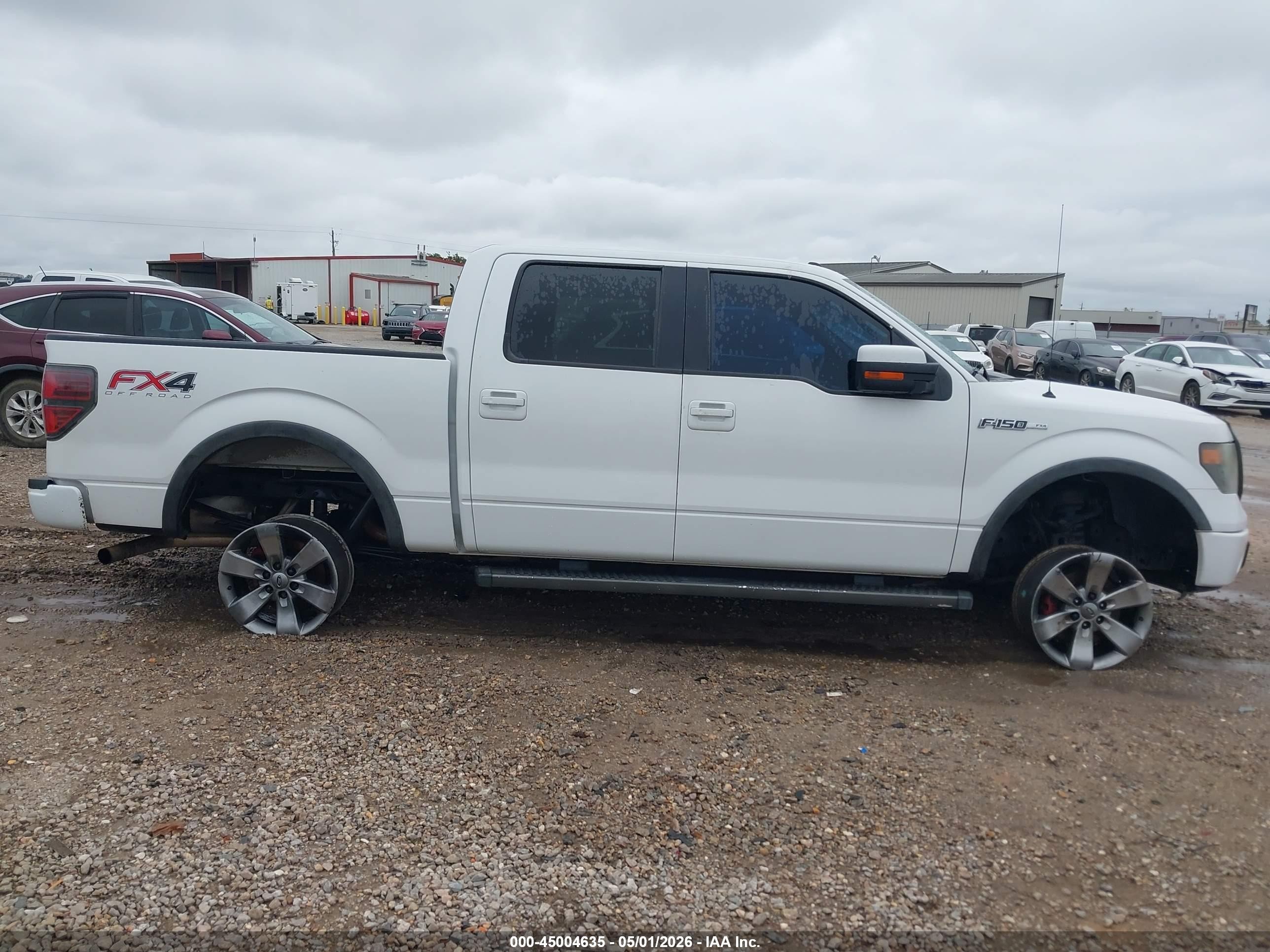2013 Ford F-150 Fx4 White vin: 1FTFW1EF7DKD34189