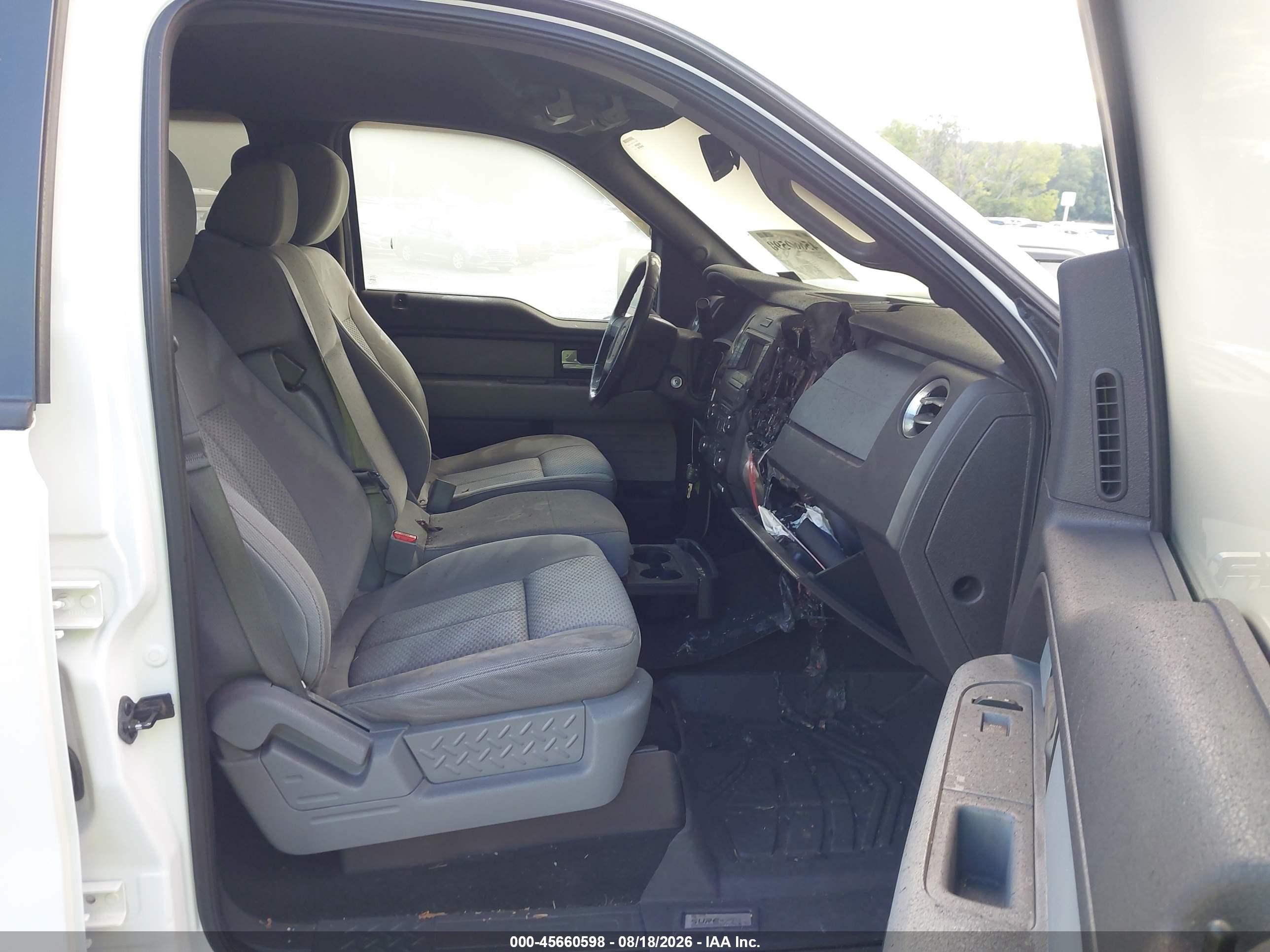 2013 Ford F-150 Xlt White vin: 1FTFW1EF7DKD58105