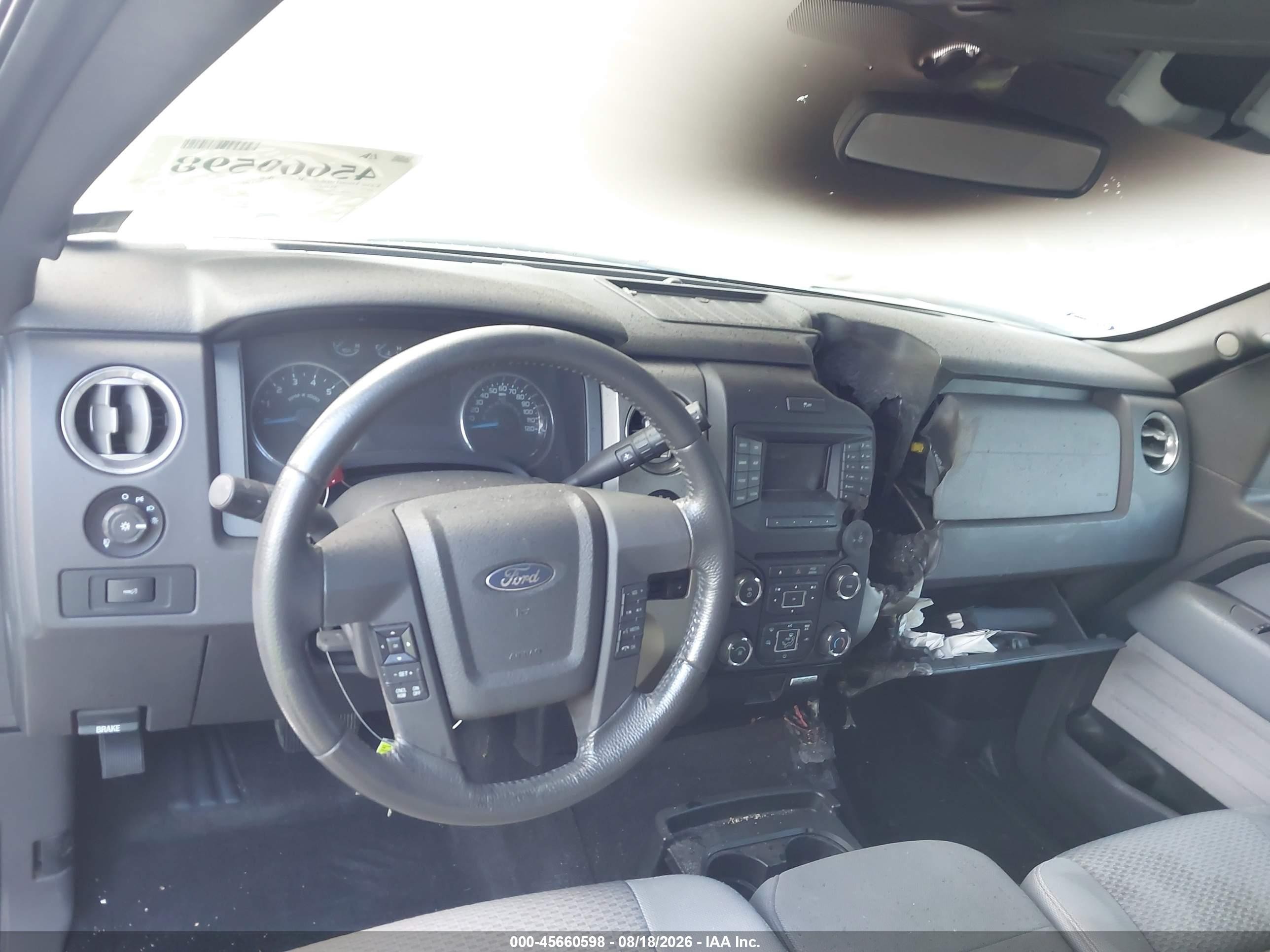 2013 Ford F-150 Xlt White vin: 1FTFW1EF7DKD58105