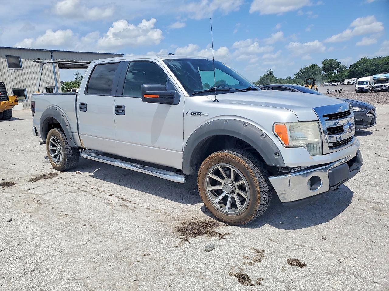 2013 Ford F150 Supercrew Silver vin: 1FTFW1EF7DKD65782
