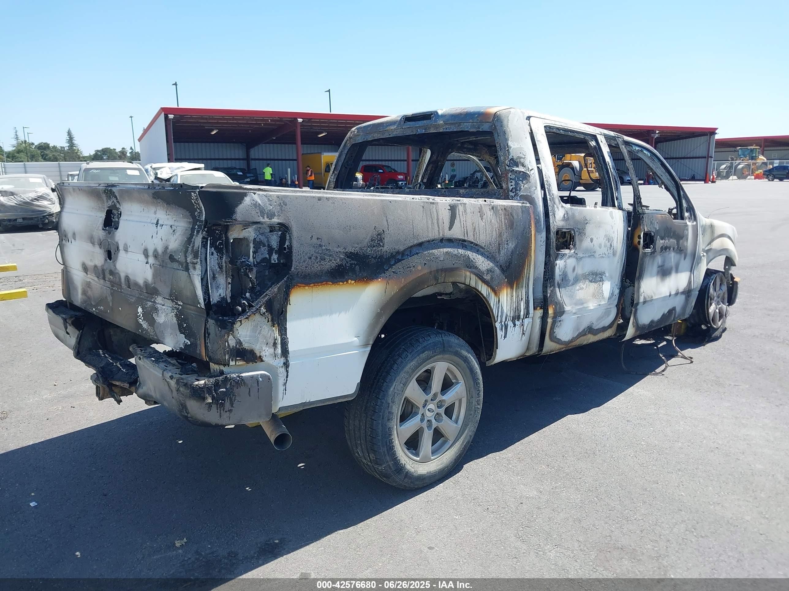2013 Ford F-150 Xl White vin: 1FTFW1EF7DKD84087