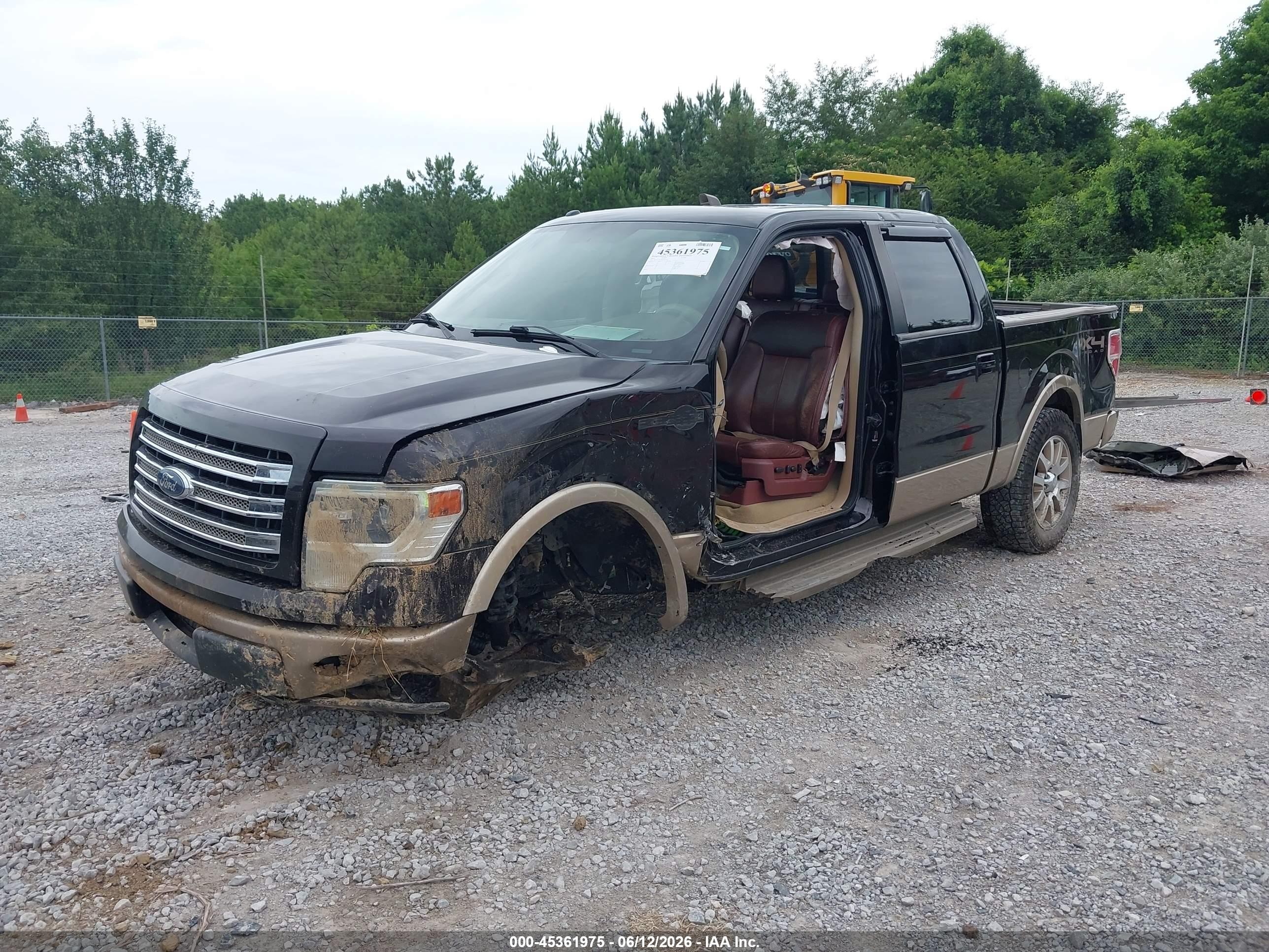 2013 Ford F-150 King Ranch Black vin: 1FTFW1EF7DKE64750