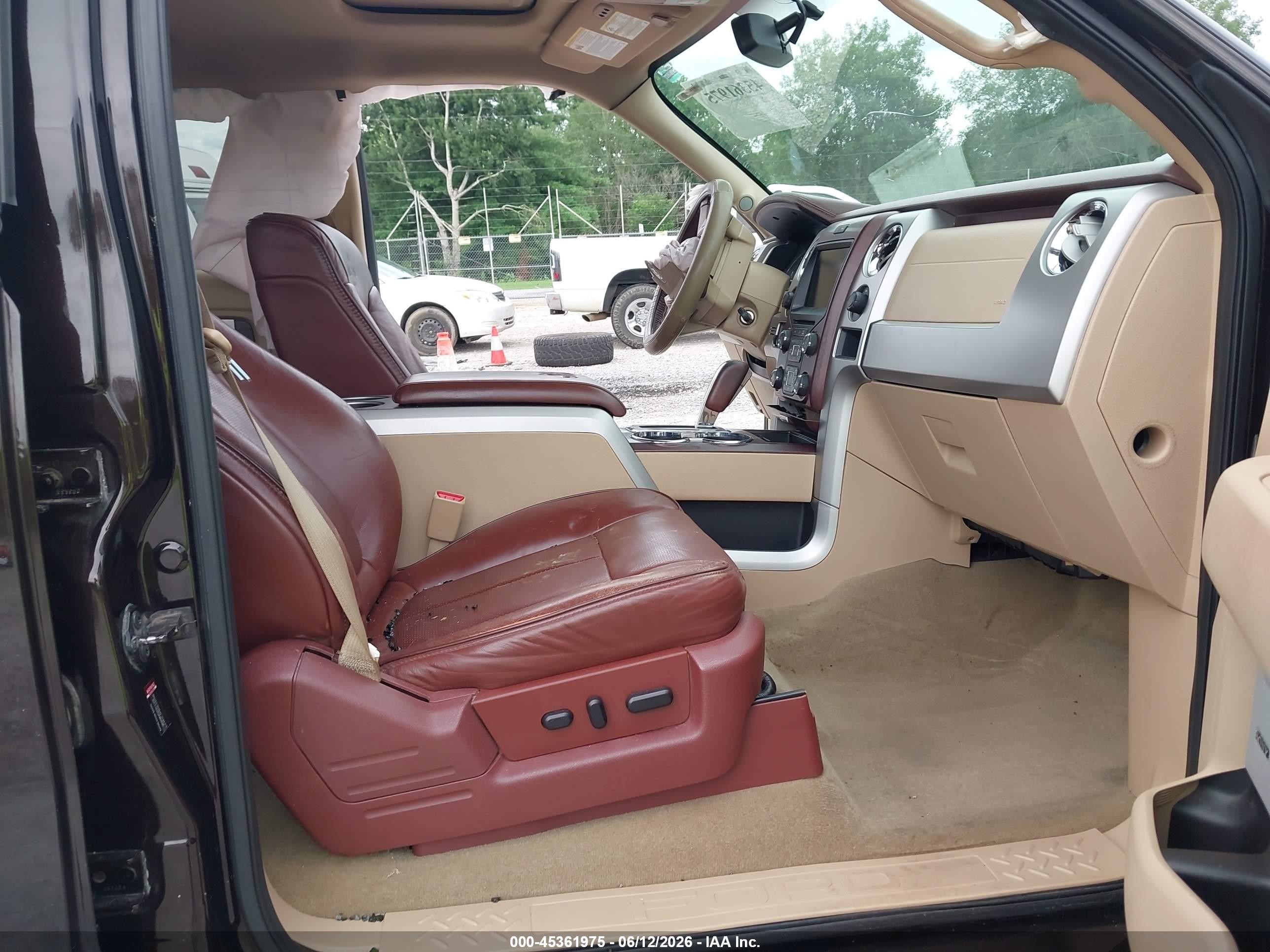 2013 Ford F-150 King Ranch Black vin: 1FTFW1EF7DKE64750