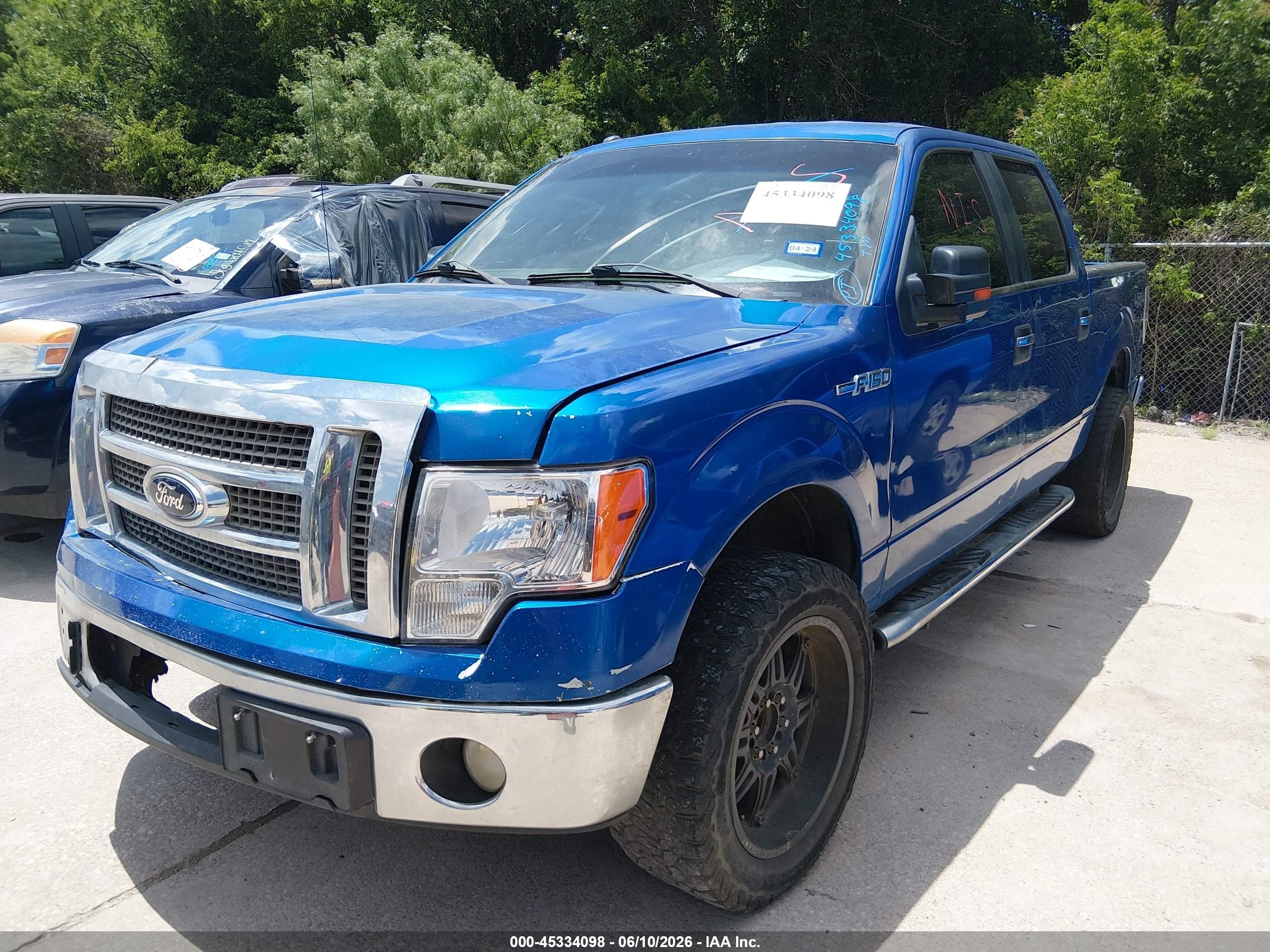 2013 Ford F-150 Xlt Blue vin: 1FTFW1EF7DKF25353