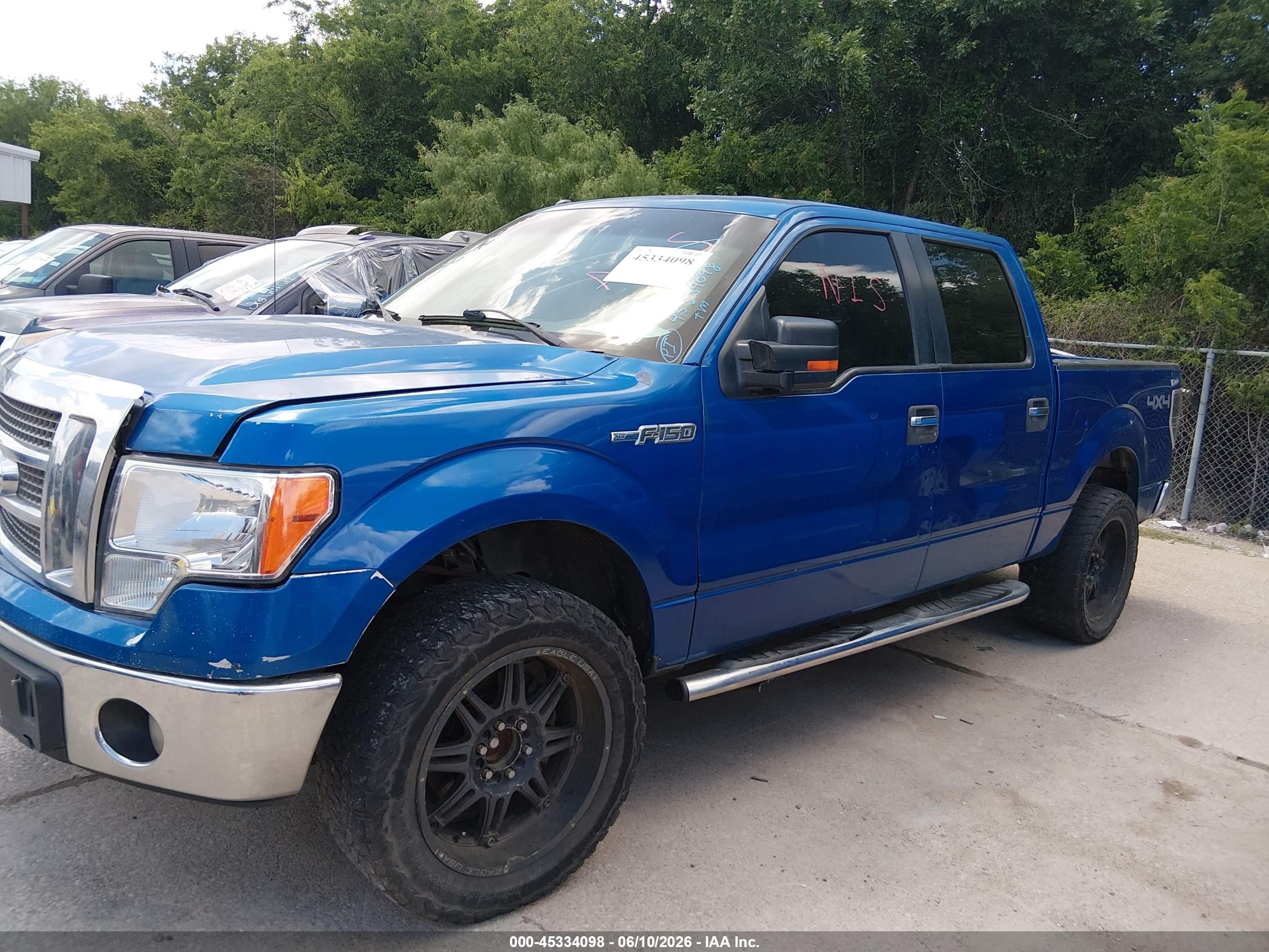 2013 Ford F-150 Xlt Blue vin: 1FTFW1EF7DKF25353