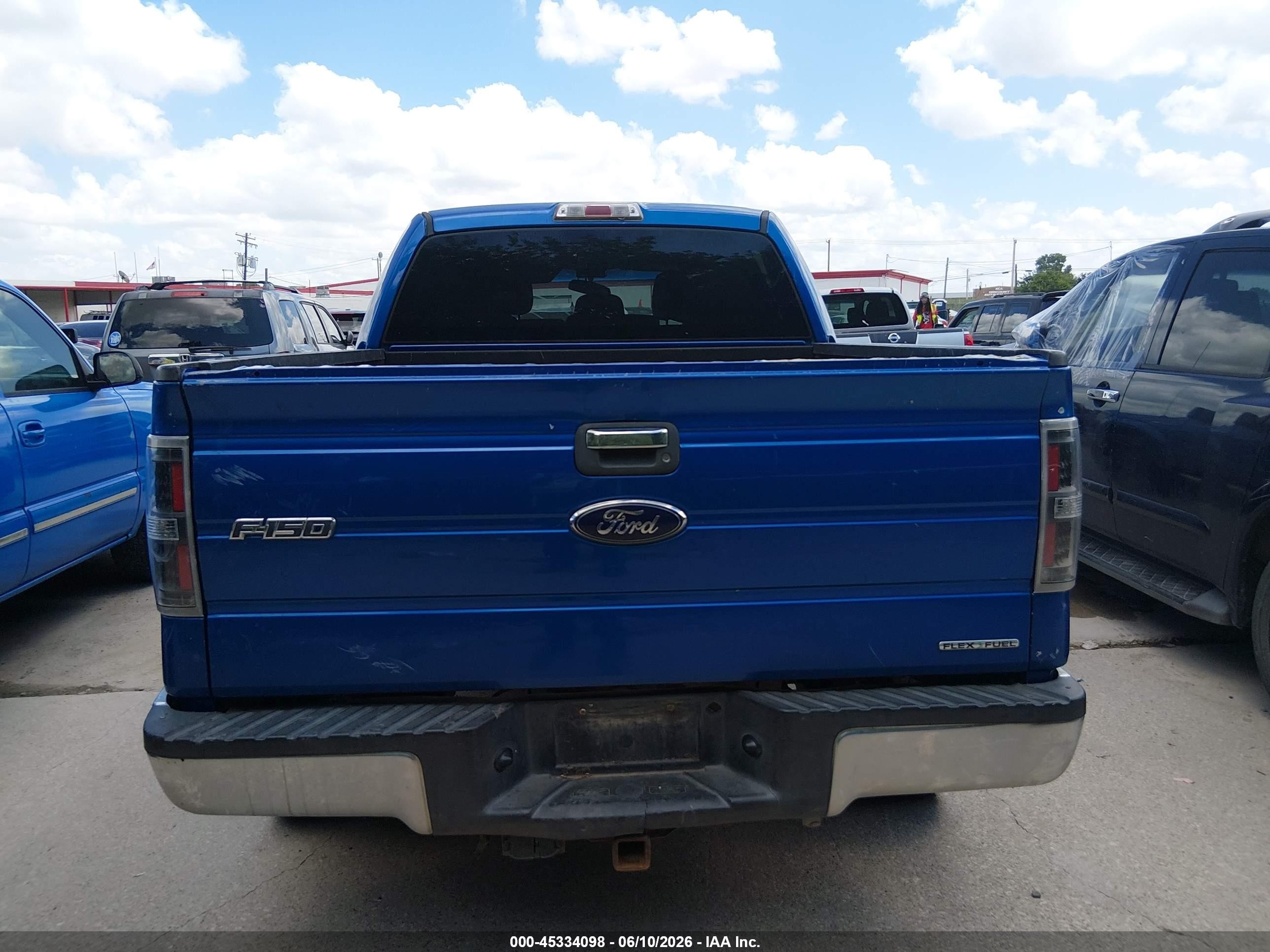 2013 Ford F-150 Xlt Blue vin: 1FTFW1EF7DKF25353