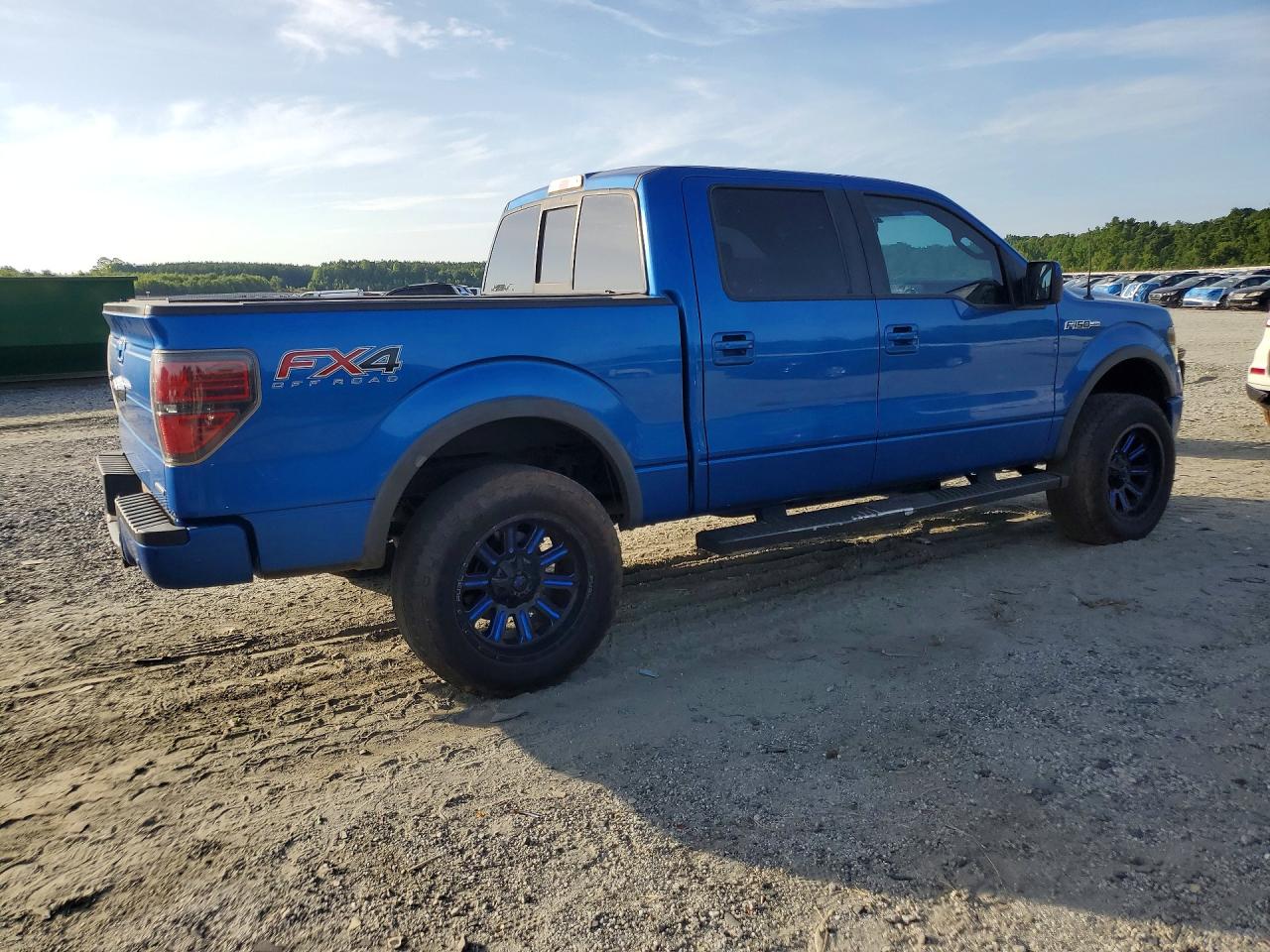 2013 Ford F150 Supercrew Blue vin: 1FTFW1EF7DKG06594