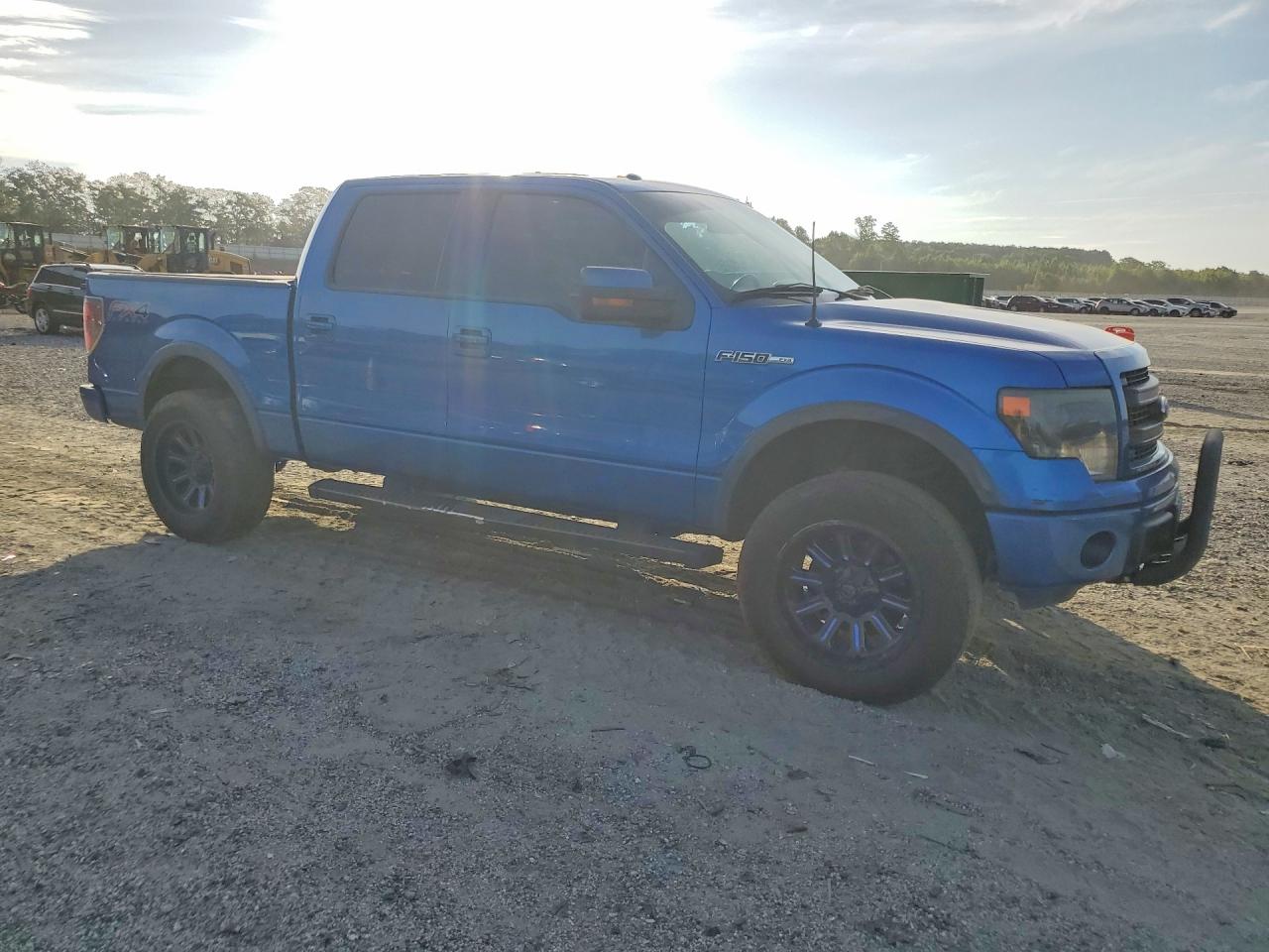 2013 Ford F150 Supercrew Blue vin: 1FTFW1EF7DKG06594