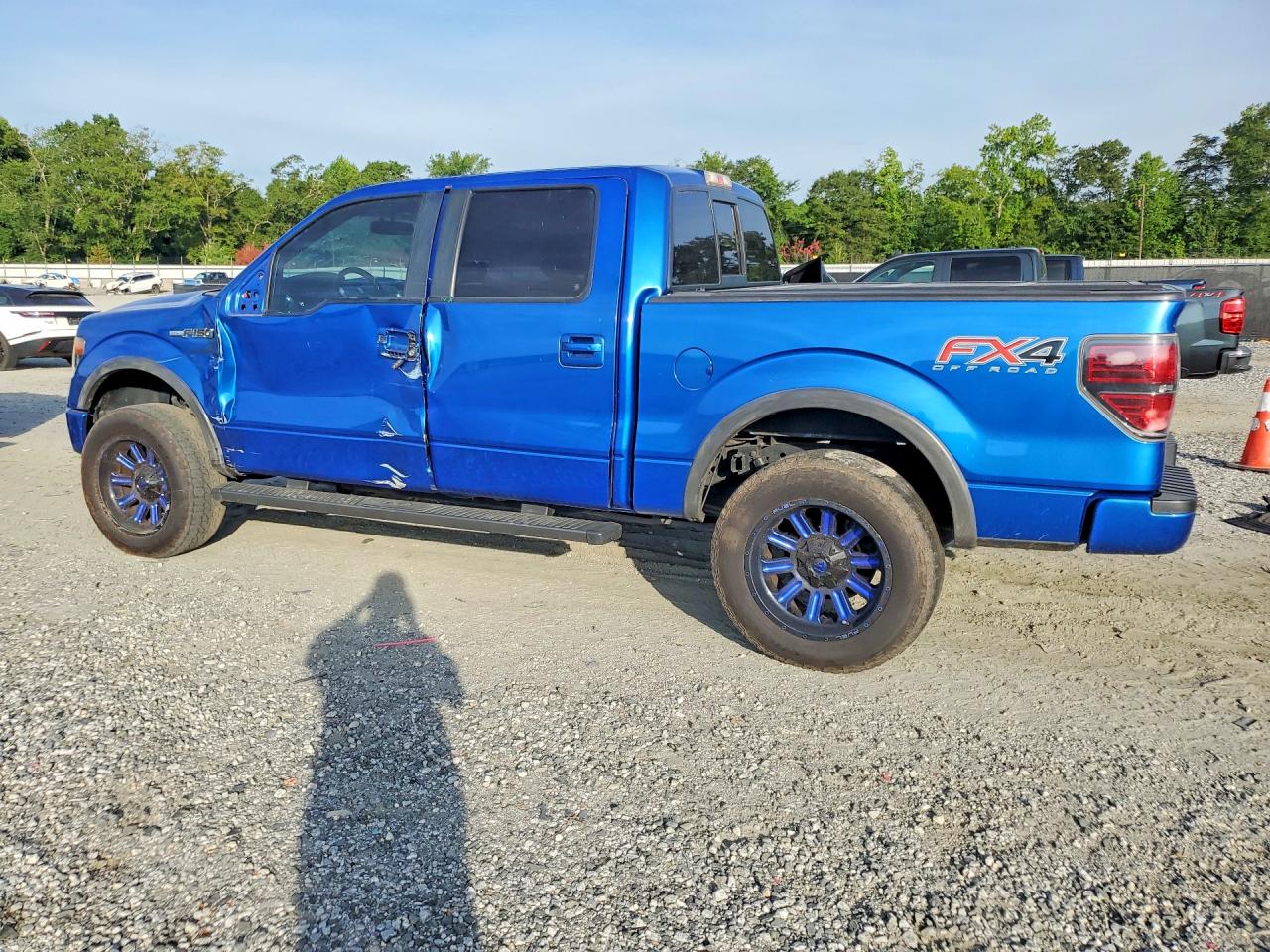 2013 Ford F150 Supercrew Blue vin: 1FTFW1EF7DKG06594