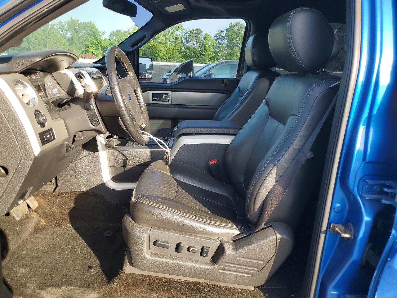 2013 Ford F150 Supercrew Blue vin: 1FTFW1EF7DKG06594