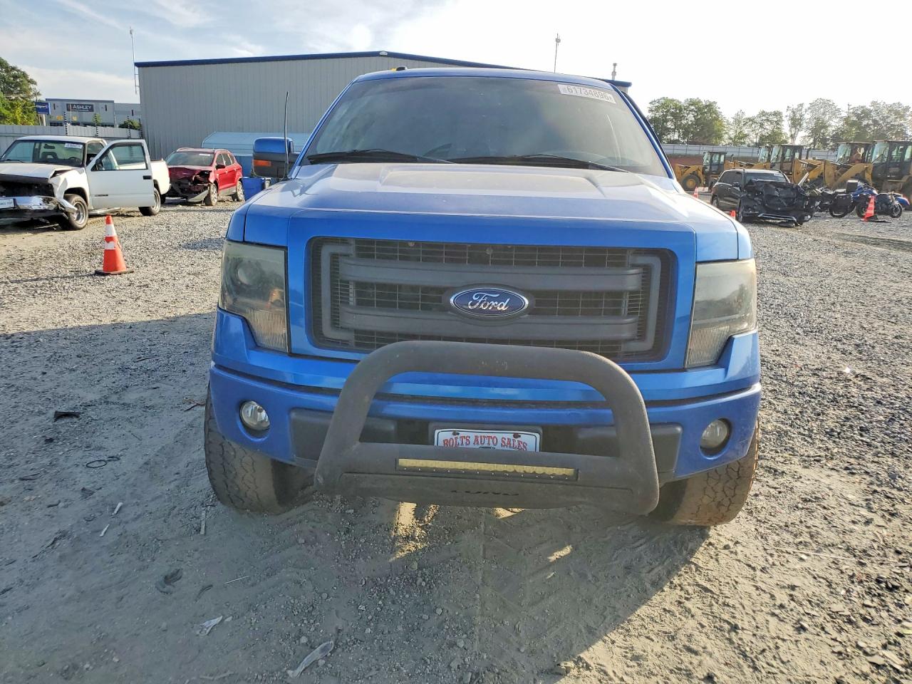 2013 Ford F150 Supercrew Blue vin: 1FTFW1EF7DKG06594