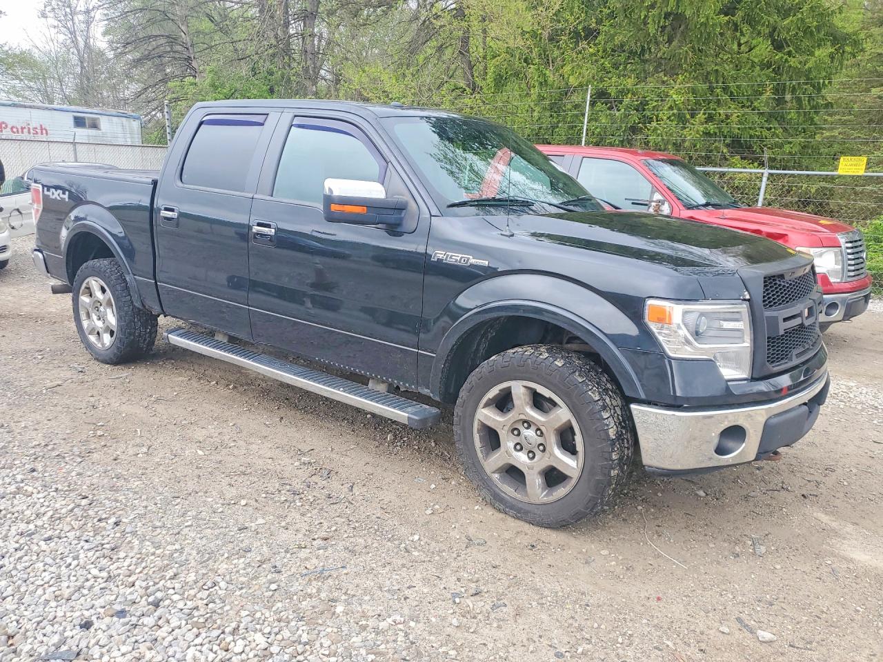 2014 Ford F150 Supercrew Black vin: 1FTFW1EF7EFA51026