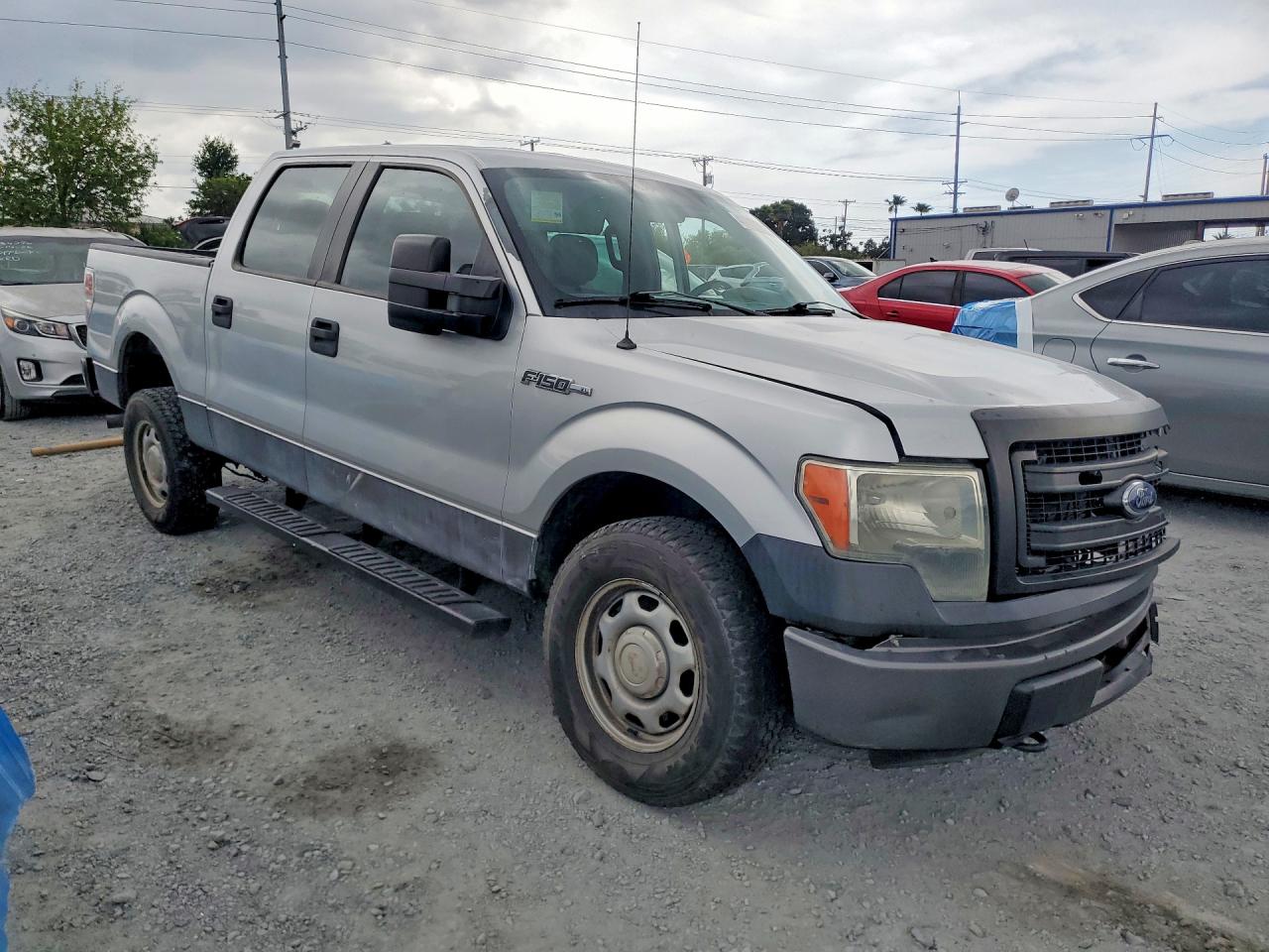 2014 Ford F150 Supercrew Gray vin: 1FTFW1EF7EFA77710