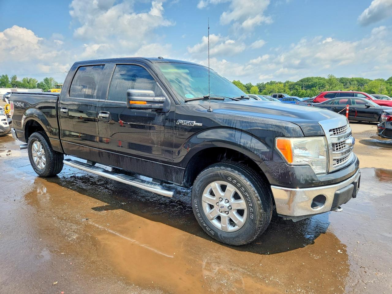 2014 Ford F150 Supercrew Black vin: 1FTFW1EF7EFA92546