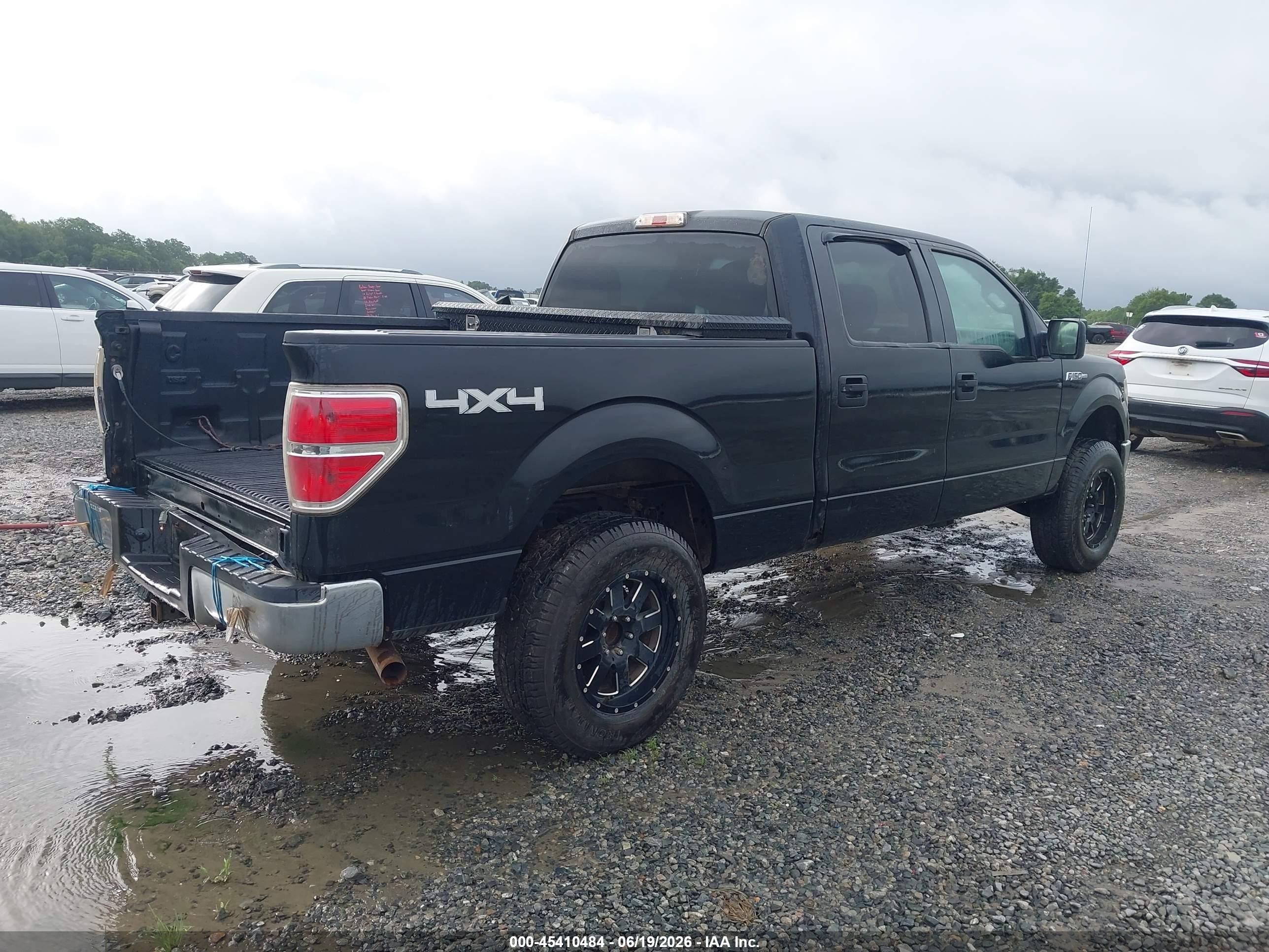 2014 Ford F-150 Xlt Black vin: 1FTFW1EF7EFB50655