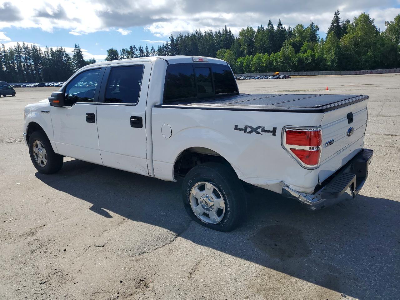 2014 Ford F150 Supercrew White vin: 1FTFW1EF7EFC09137
