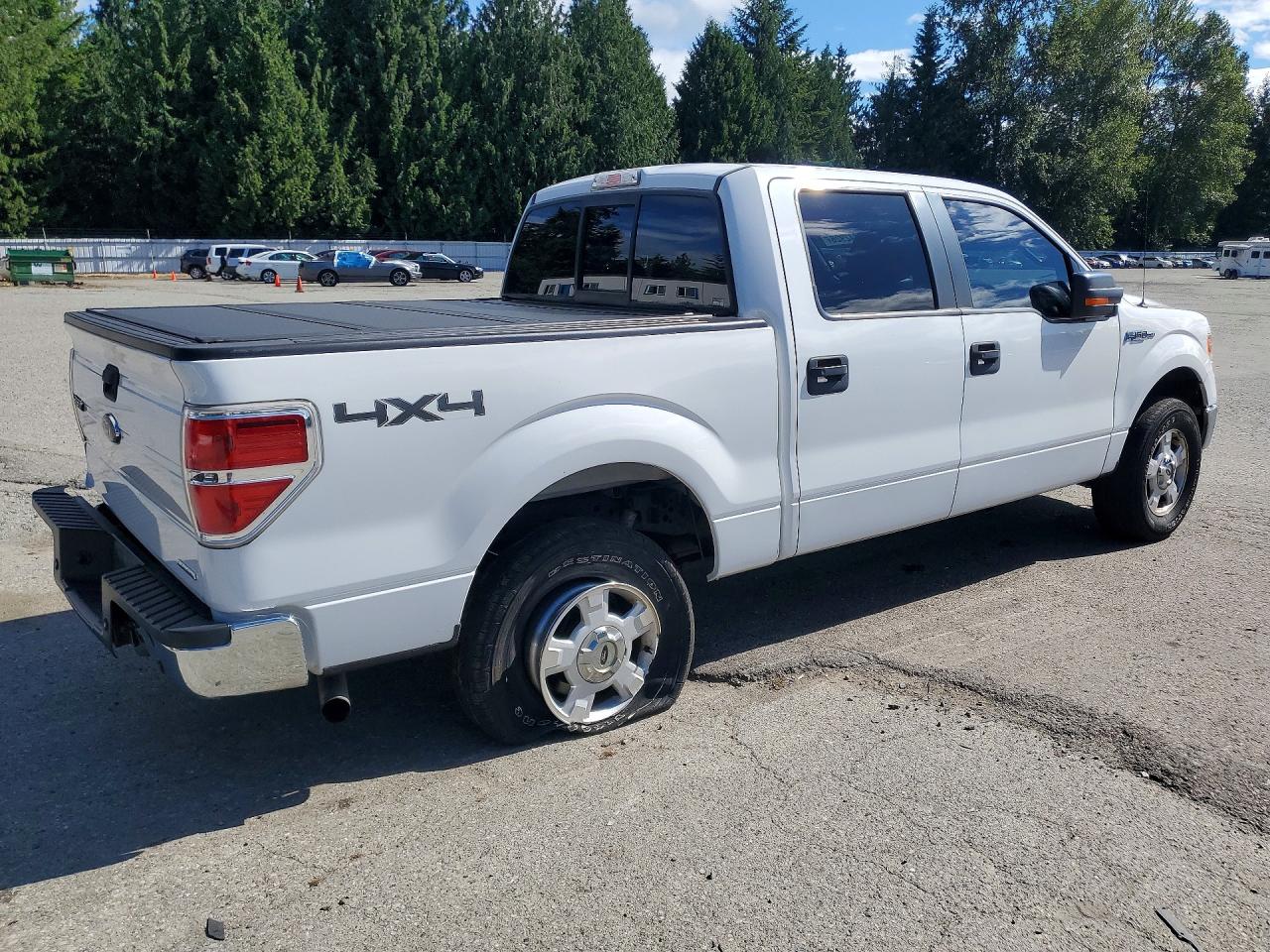 2014 Ford F150 Supercrew White vin: 1FTFW1EF7EFC09137