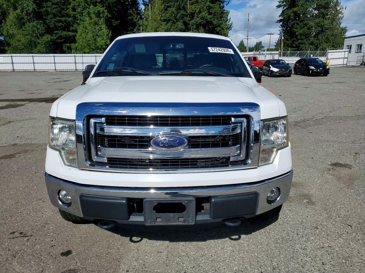 2014 Ford F150 Supercrew White vin: 1FTFW1EF7EFC09137