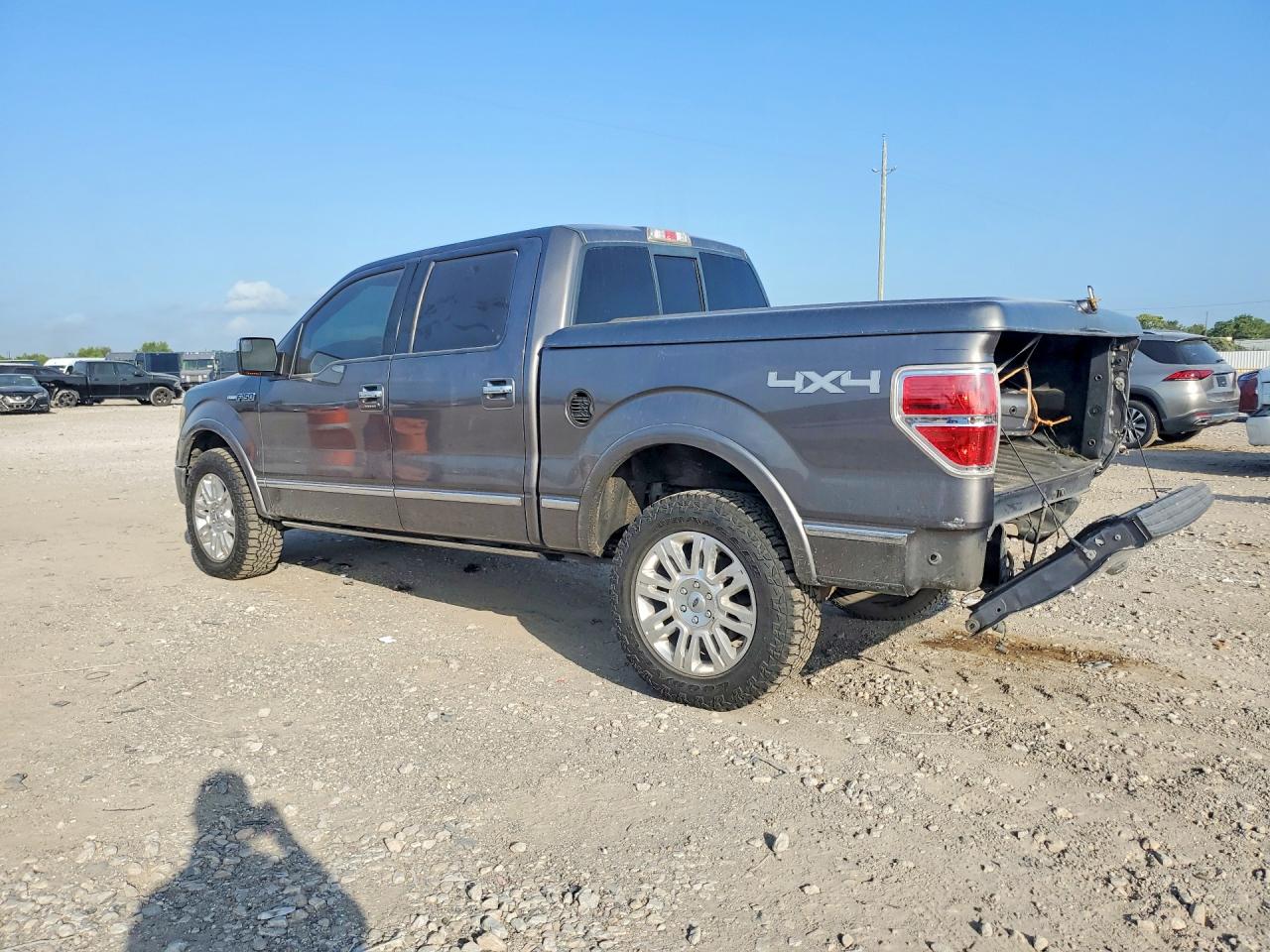 2014 Ford F150 Supercrew Gray vin: 1FTFW1EF7EFC69516