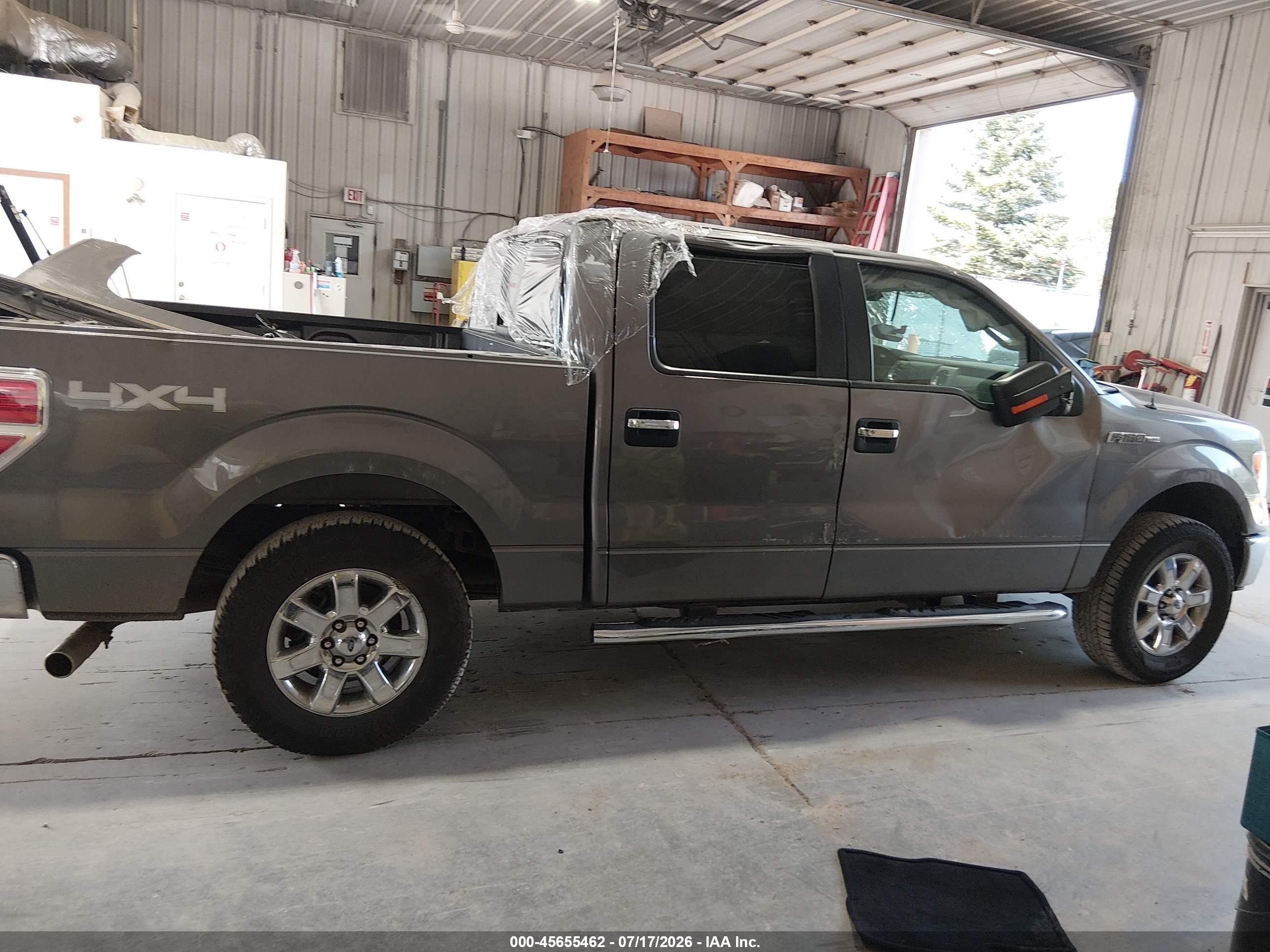 2014 Ford F150 Supercrew Gray vin: 1FTFW1EF7EKE47609