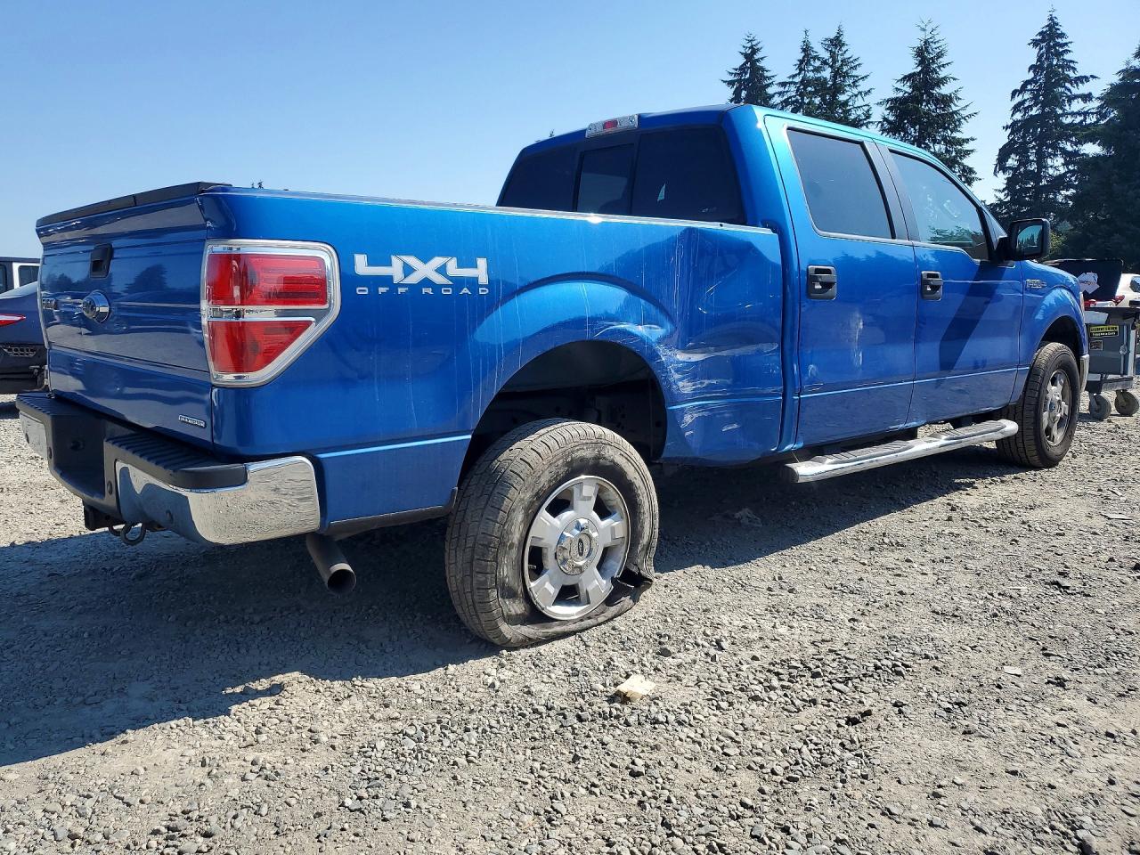 2014 Ford F150 Supercrew Синий vin: 1FTFW1EF7EKE92999