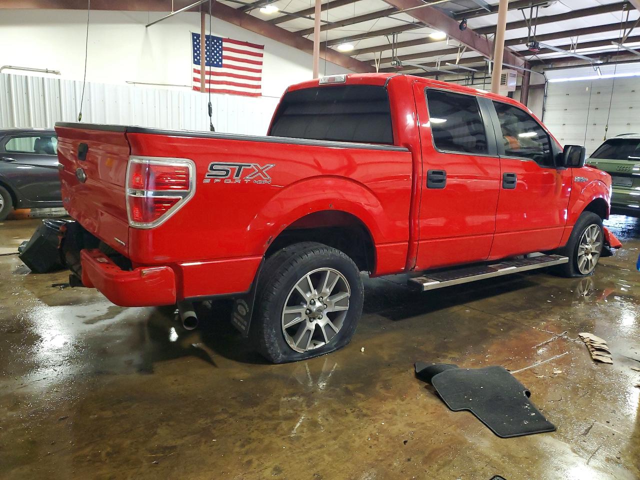2014 Ford F150 Supercrew Красный vin: 1FTFW1EF7EKG28368