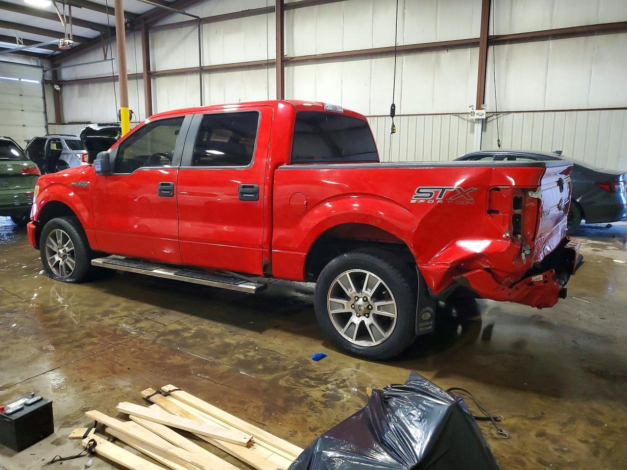 2014 Ford F150 Supercrew Красный vin: 1FTFW1EF7EKG28368