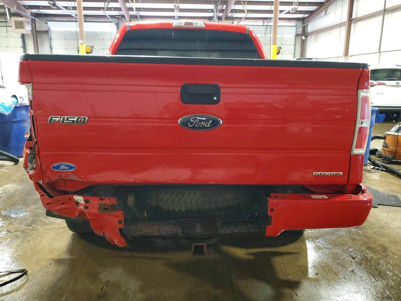 2014 Ford F150 Supercrew Красный vin: 1FTFW1EF7EKG28368