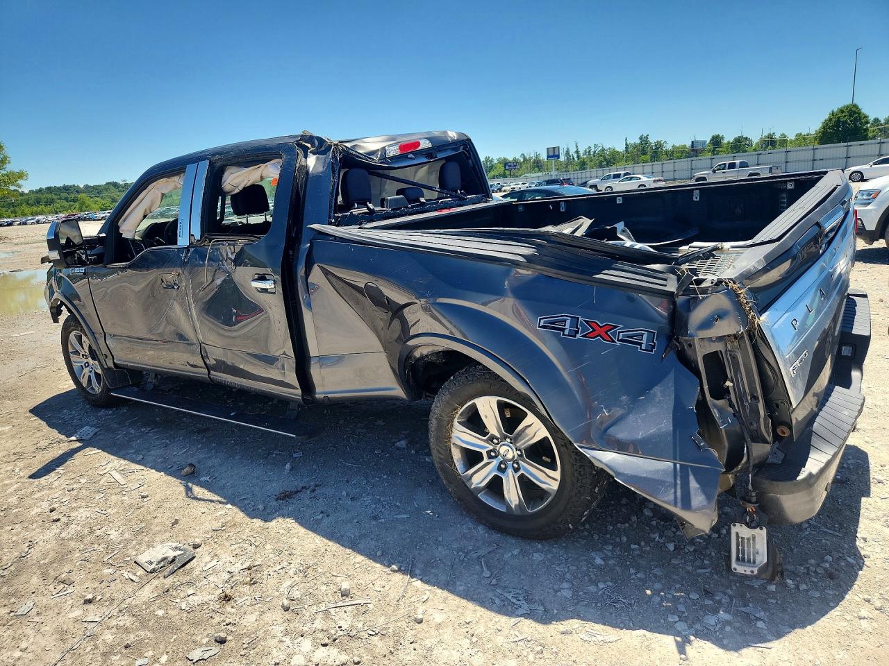 2015 Ford F150 Supercrew Gray vin: 1FTFW1EF7FFA13524