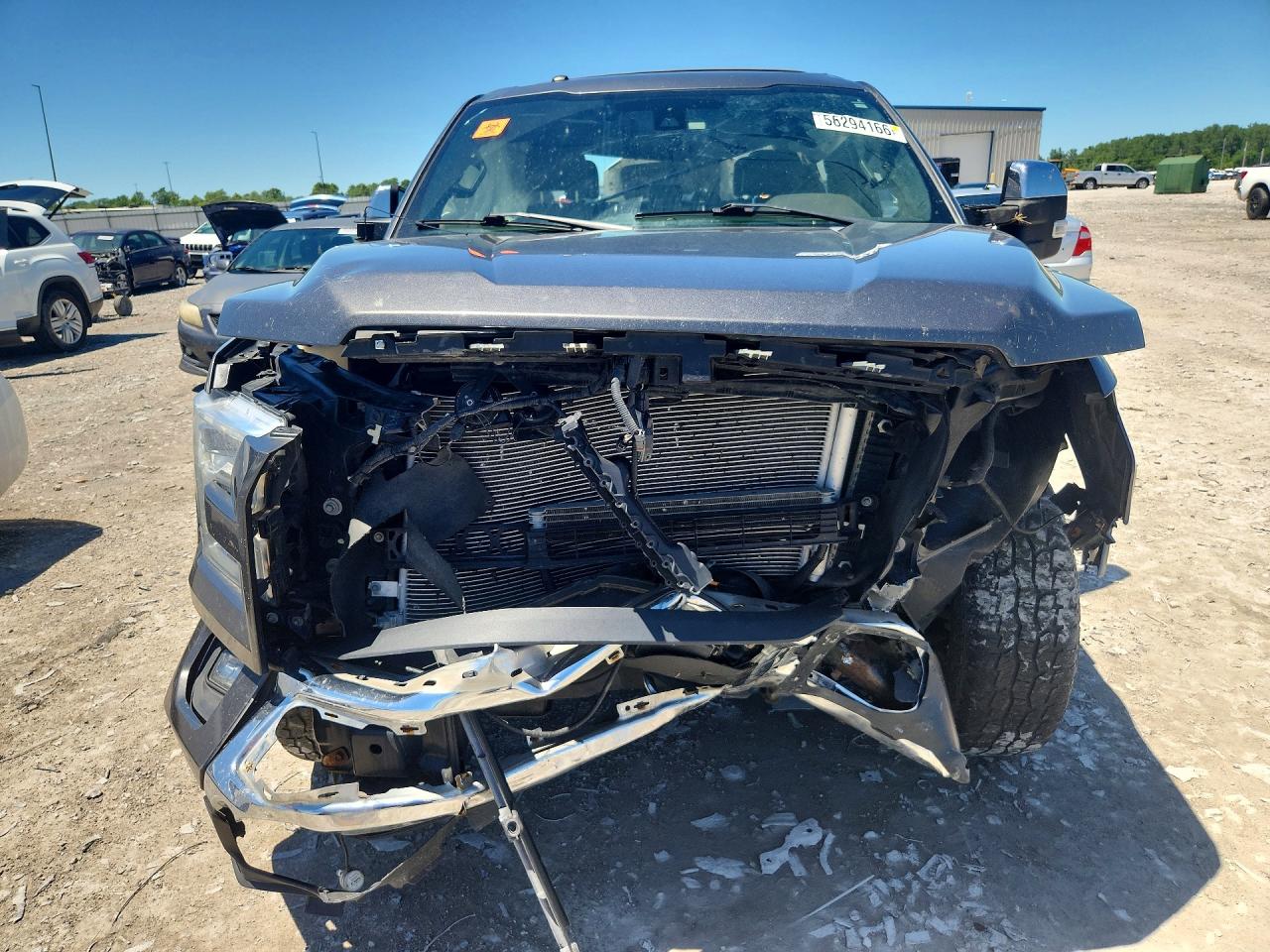 2015 Ford F150 Supercrew Gray vin: 1FTFW1EF7FFA13524