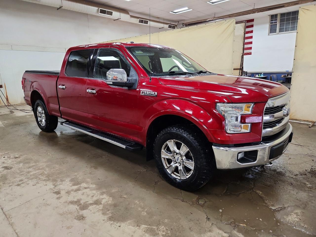 2015 Ford F150 Supercrew Красный vin: 1FTFW1EF7FFC37733