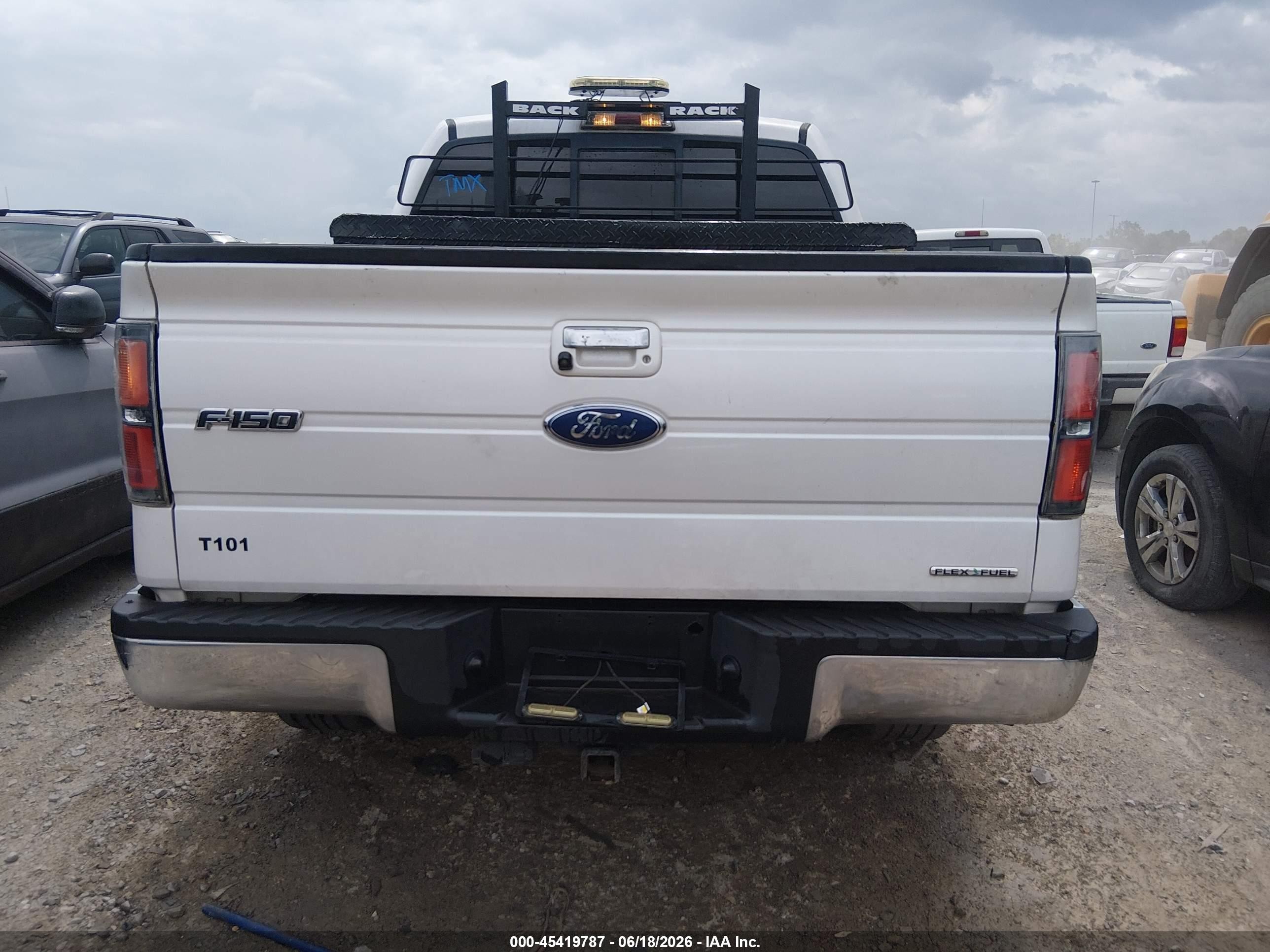 2011 Ford F-150 Lariat White vin: 1FTFW1EF8BFA38197