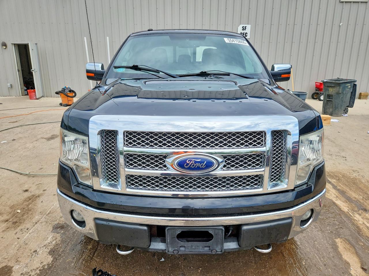 2011 Ford F150 Supercrew Black vin: 1FTFW1EF8BFA43495