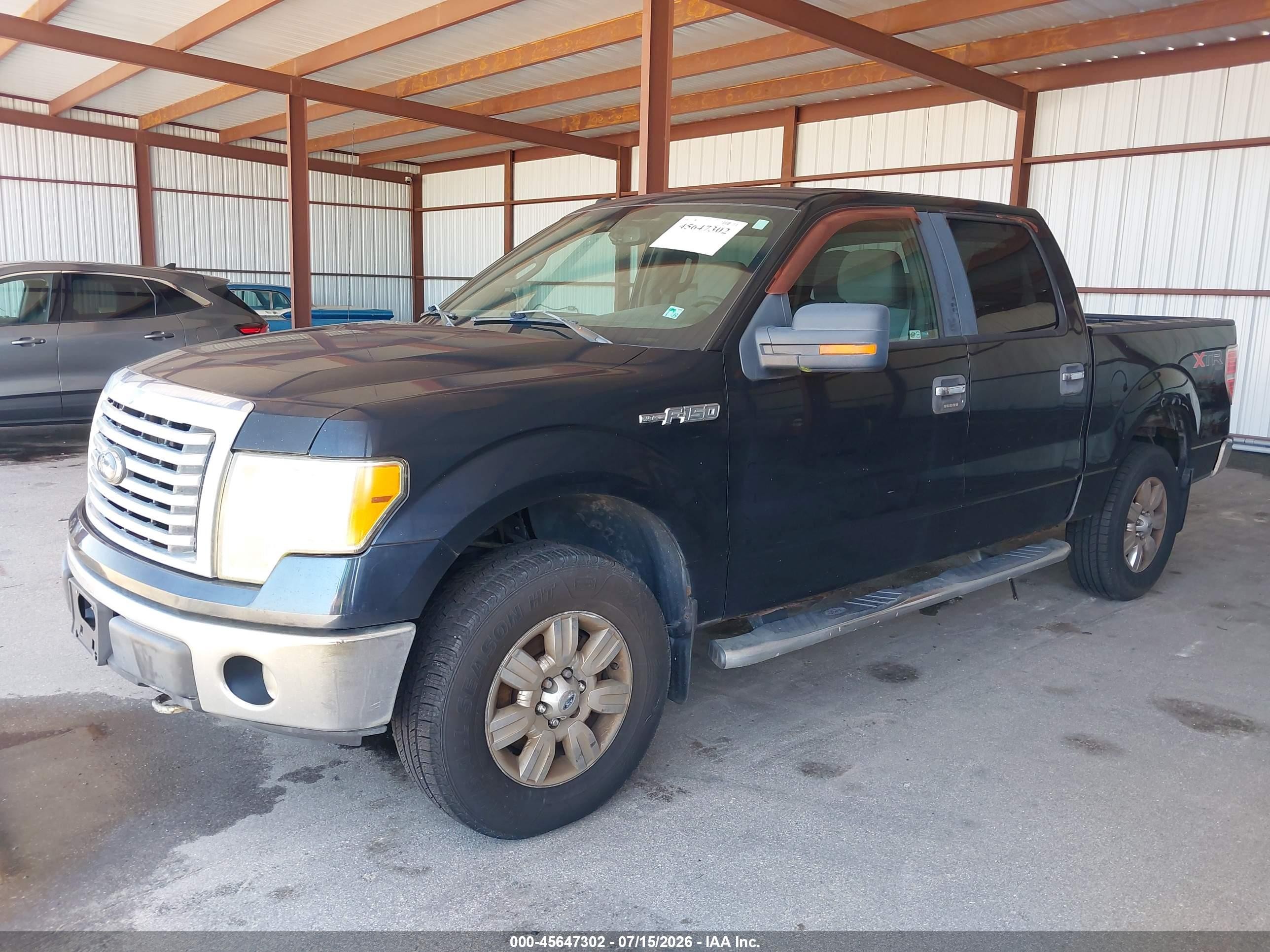 2011 Ford F-150 Xlt Black vin: 1FTFW1EF8BFC53563